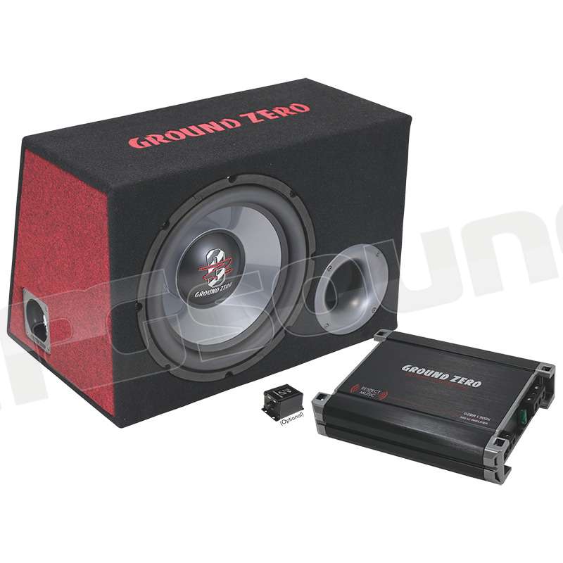 Ground Zero GZ BASS KIT 12.300X incl. Cable Subwoofer Subwoofer am