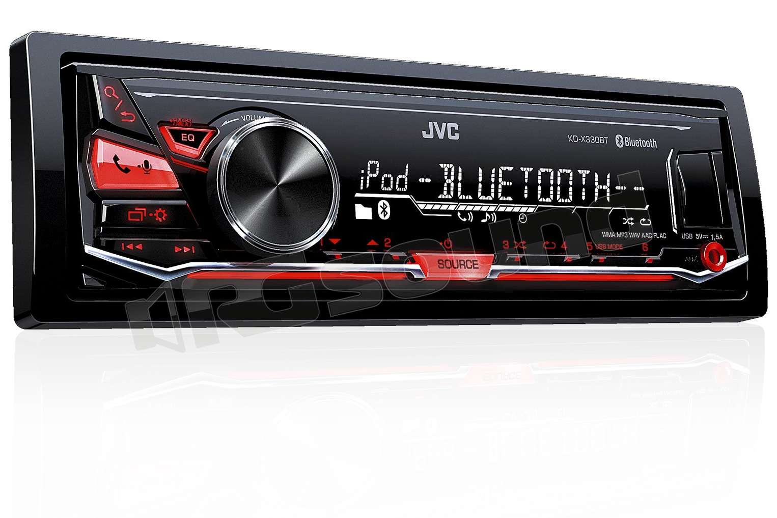 Doordringen Verrassend genoeg ga verder JVC KD-X330BT - Bluetooth - USB - Aux - compatibile iPod, iPhone e And