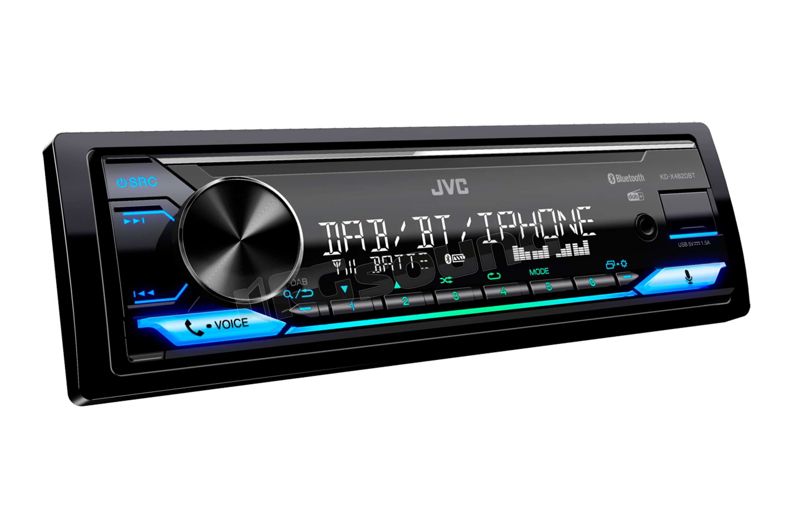 JVC KD X482DBT Autoradio 1 Din E 2 Din Car Stereo Autoradio 1 E 2