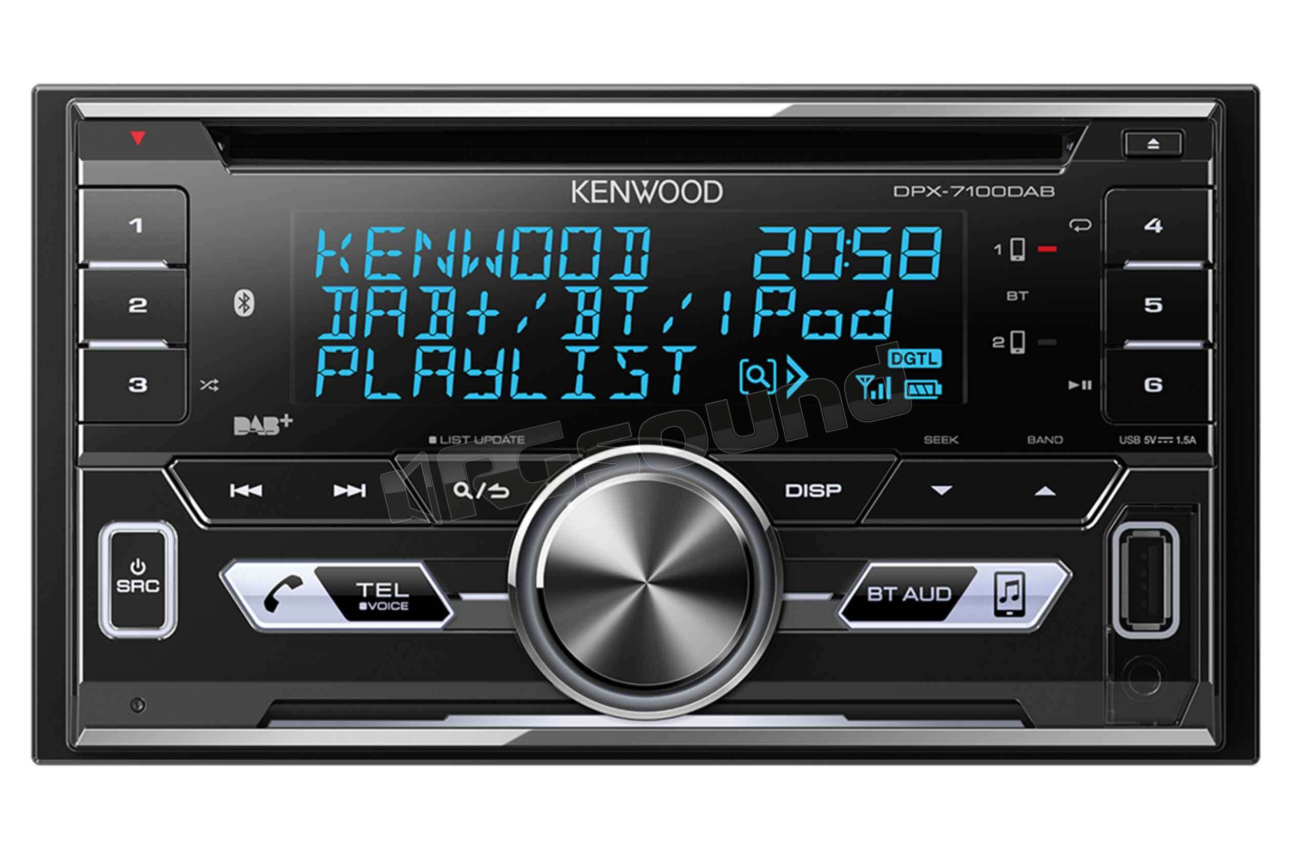 Kenwood DPX7100DAB lettore CD, Bluetooth, USB e DAB+ Autoradio 1 di