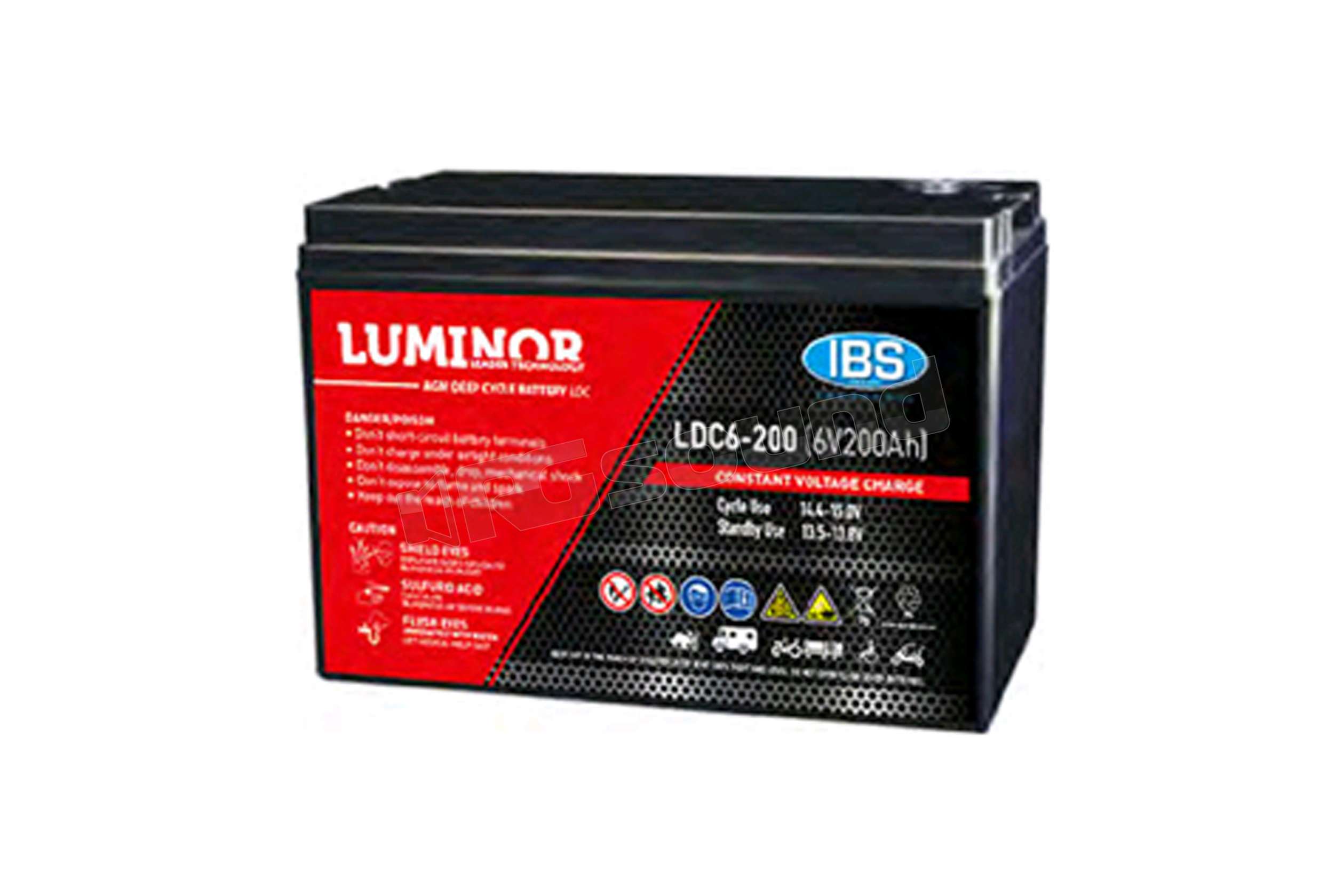Luminor LDC6-200 batteria AGM Deep-Cycle 6V 200Ah