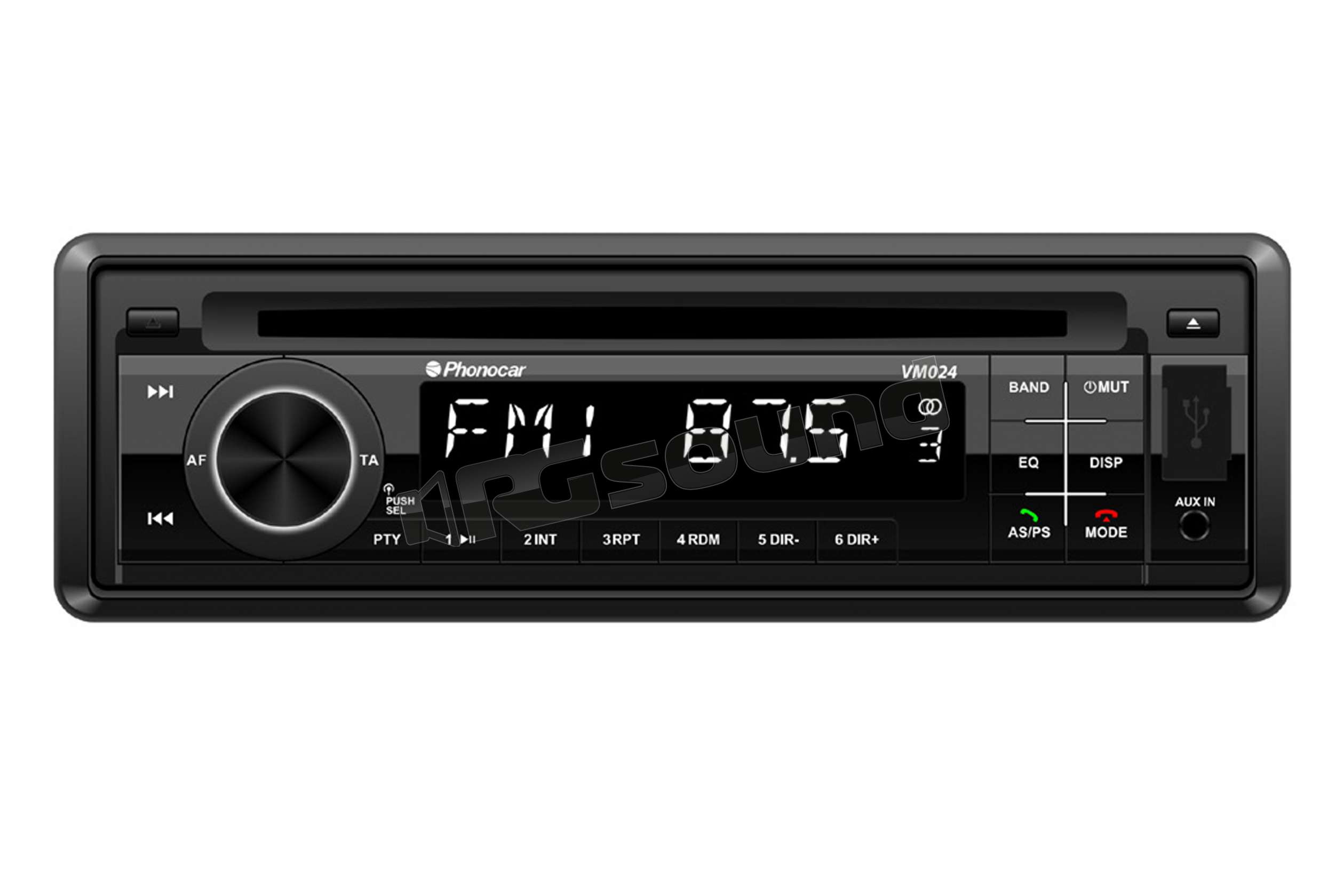 Phonocar VM024 autoradio Bluetooth con DAB+, lettore CD, USB e SD CARD