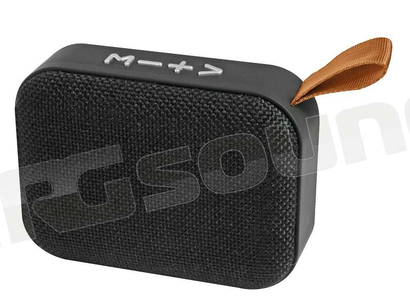 Mini Altoparlante Portatile RIGWIG Con Bluetooth E Subwoofer - Metallo Nero
