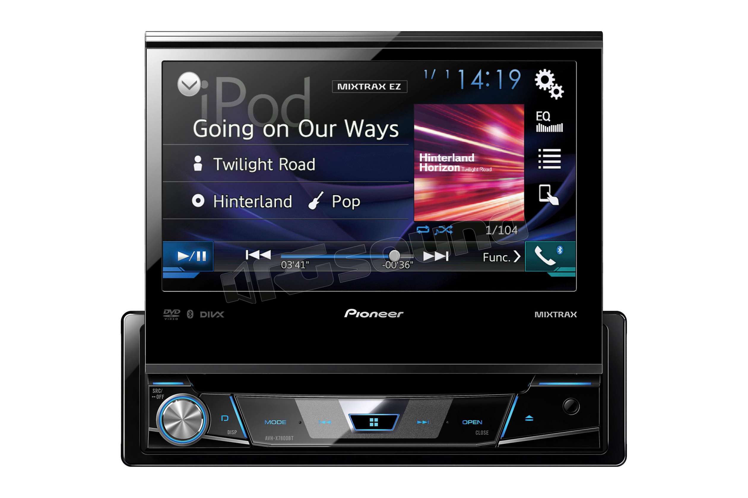 Pioneer AVHX7800BT monitor motorizzato 7