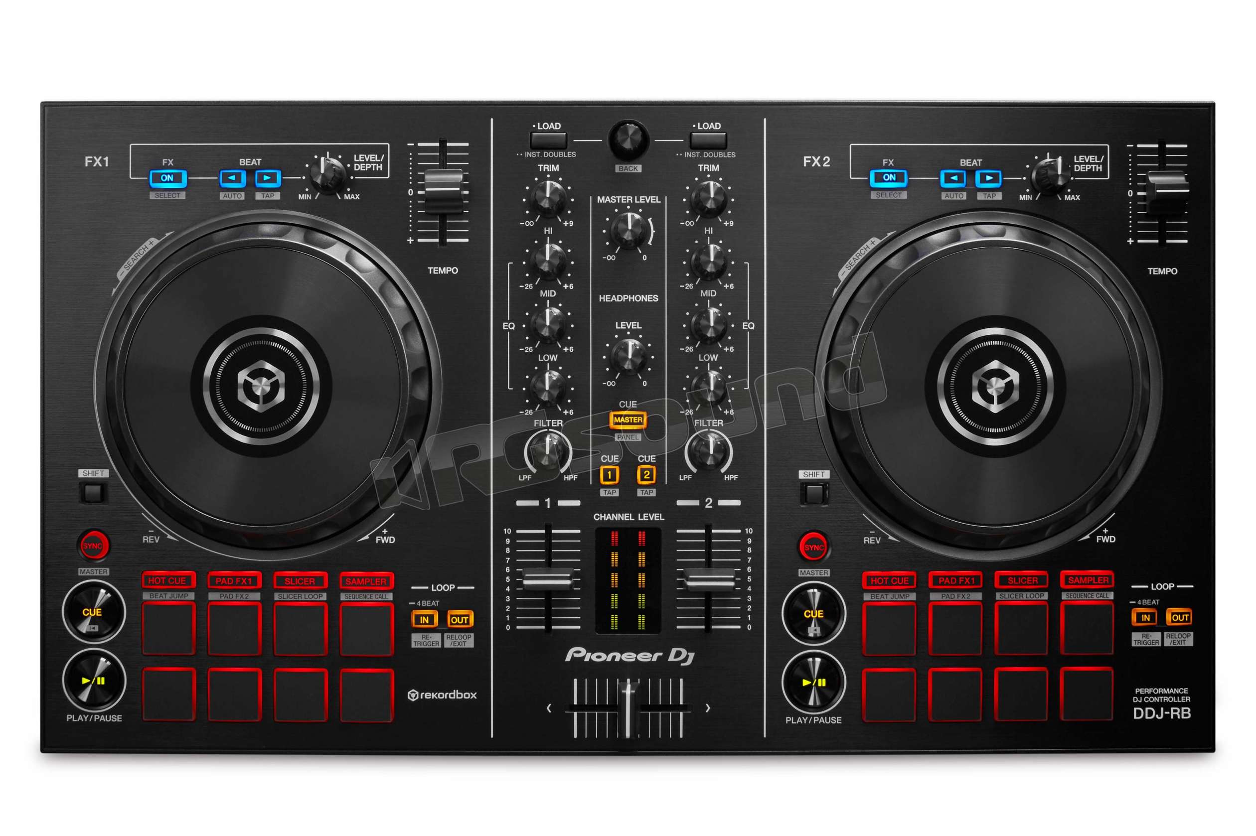 Pioneer DJ DDJ-RB controller portatile a 2 canali per rekordbox DJ | P