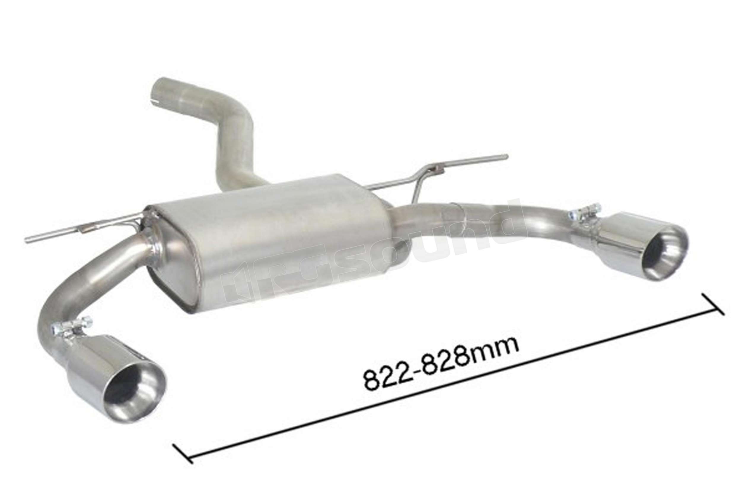 Ragazzon RAGAZZON TUBO CENTRALE NO SILENZIATORE BMW SERIE 1 E81 123d 150kW 3 PORTE 07-> 