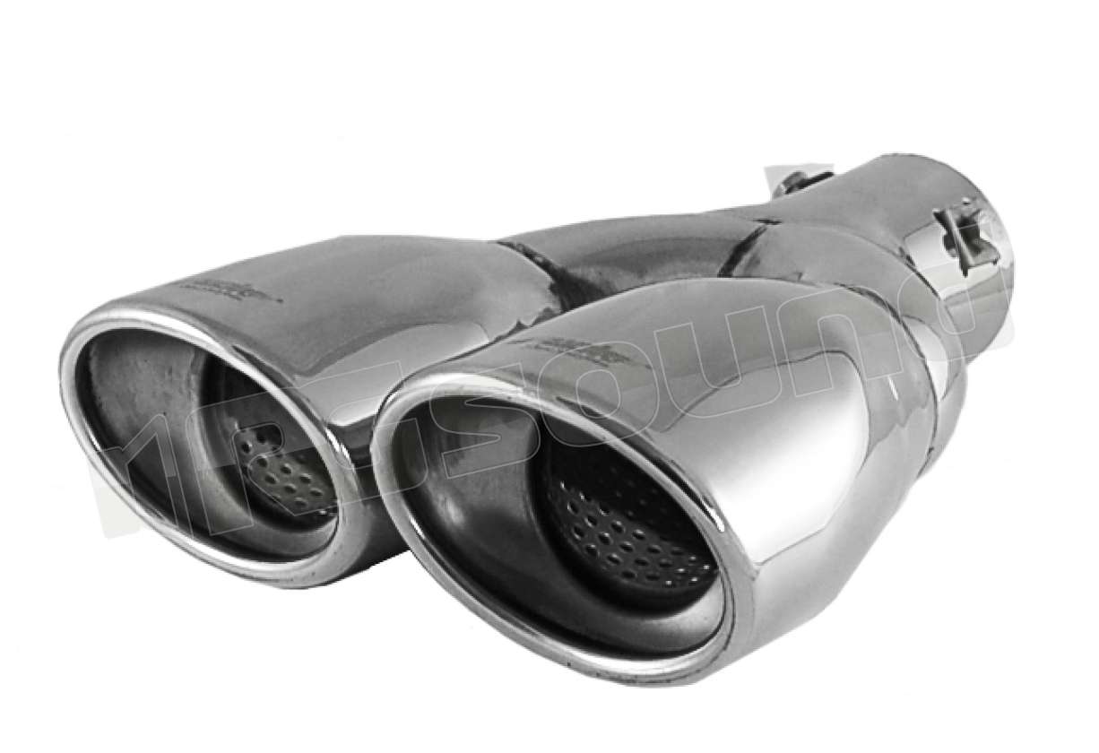 Silencieux D'Échappement Simoni Racing Spa ESR772 – Inox Oval Express, Sortie Ovale, Universel