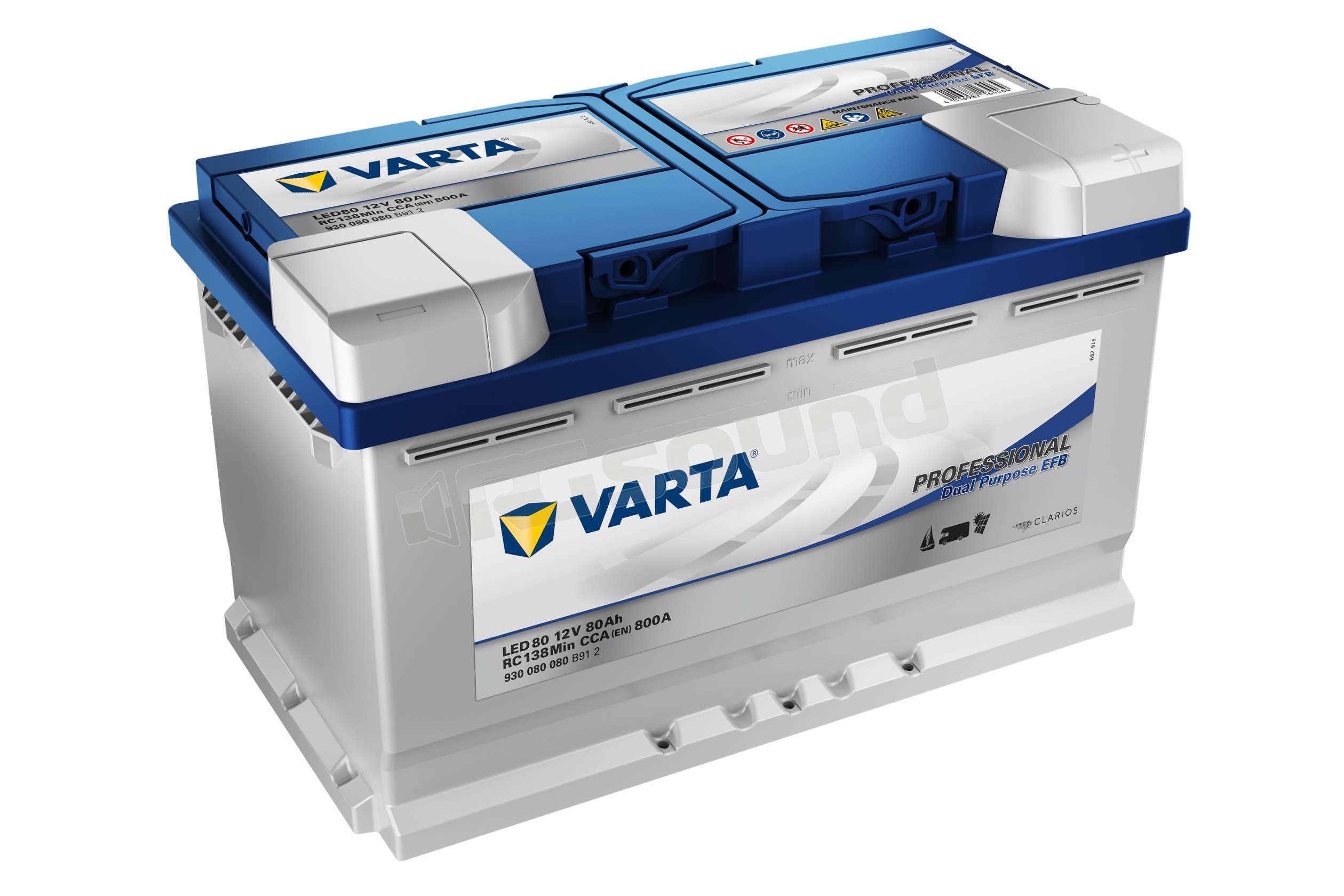 Varta LED80  Batterie per avviamento e servizi - Batterie GEL AGM e