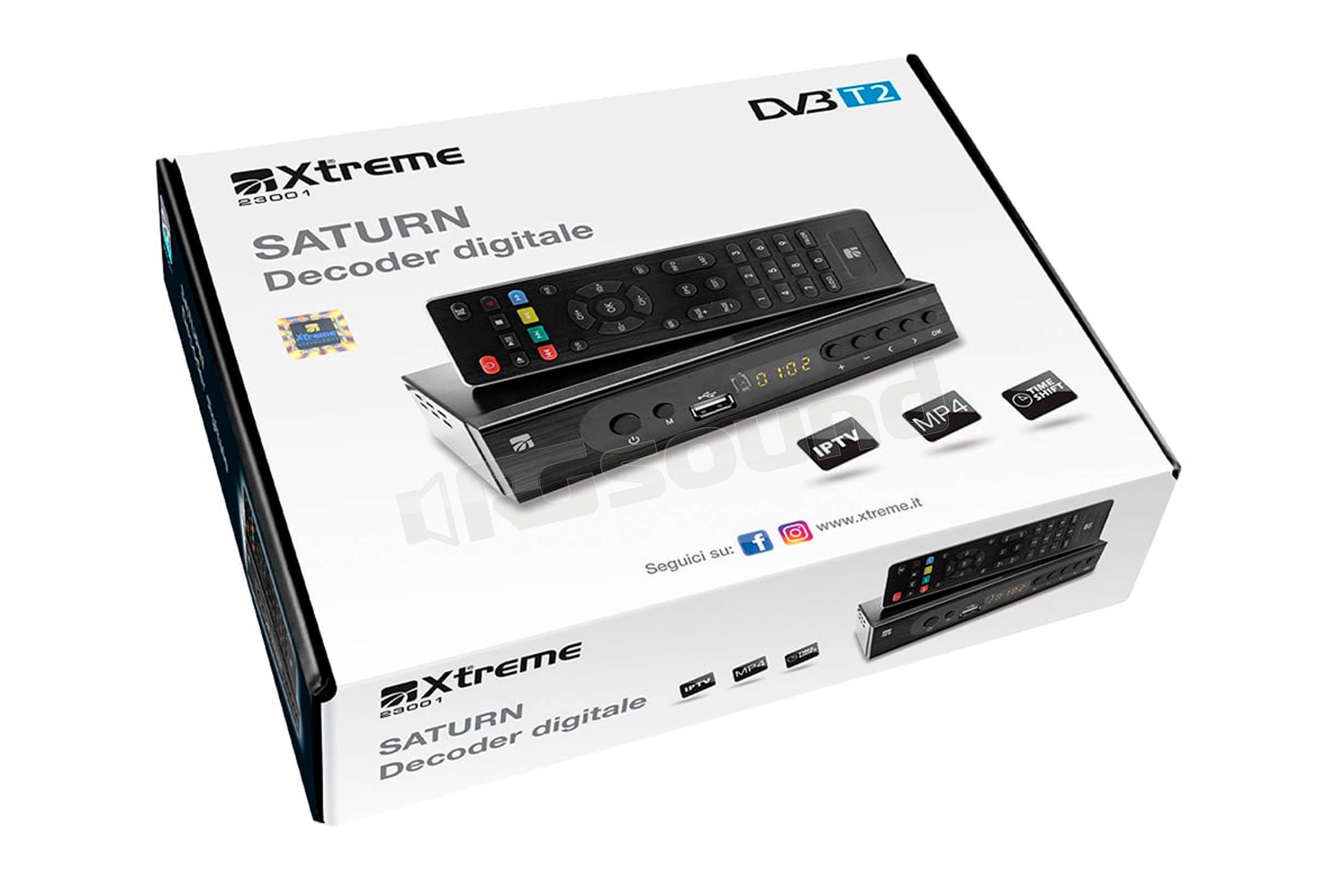 Xtreme Decoder Digitale Terrestre Xtreme DVB-T2 HEVC HDMI Full HD Saturn H265 23001 