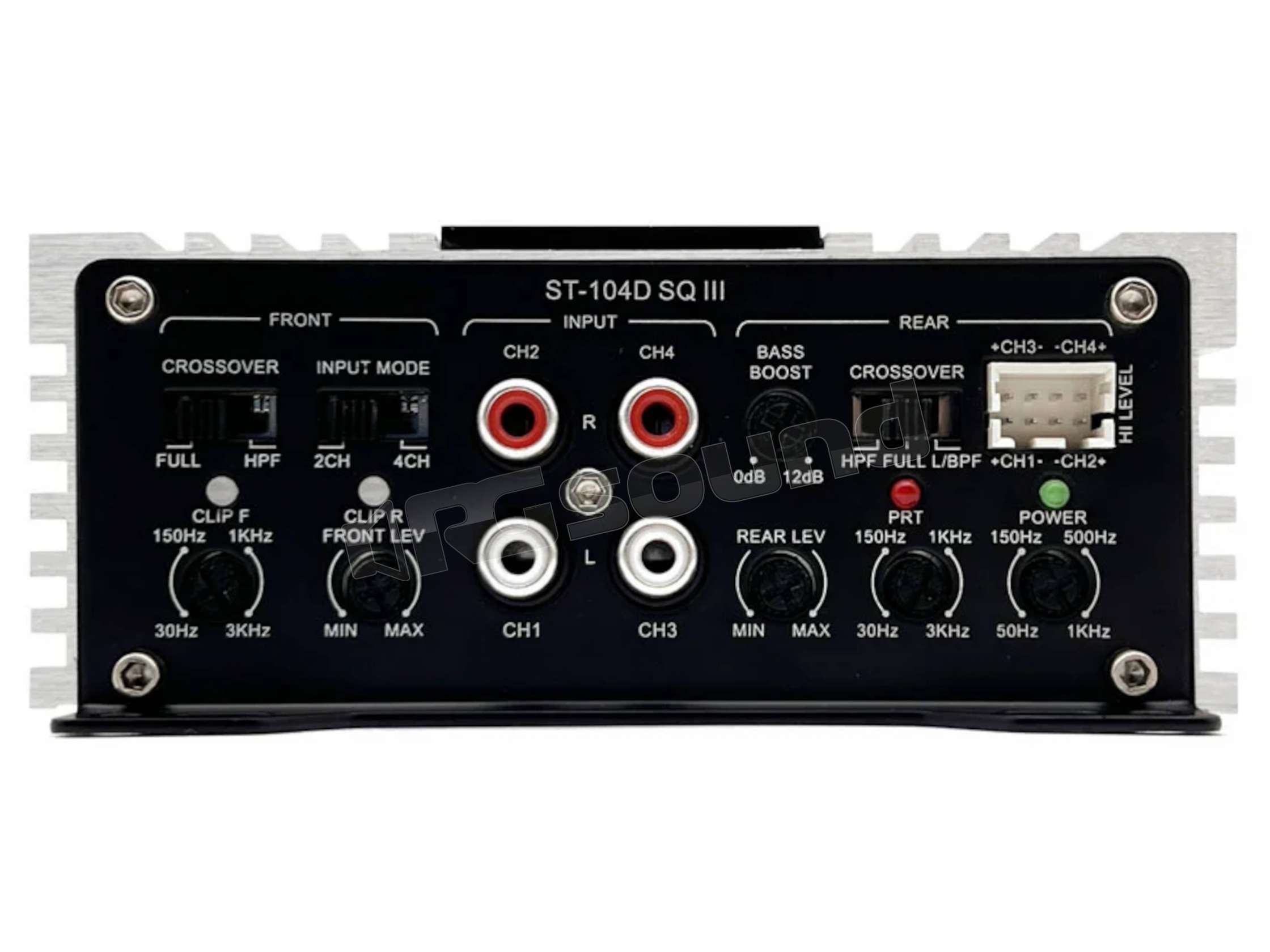 Audison SR 4.300 – Amplificatore 4 Canali Classe D Per Auto, 85W X4 RMS @ 4Ω, Bridge E Crossover Integrato