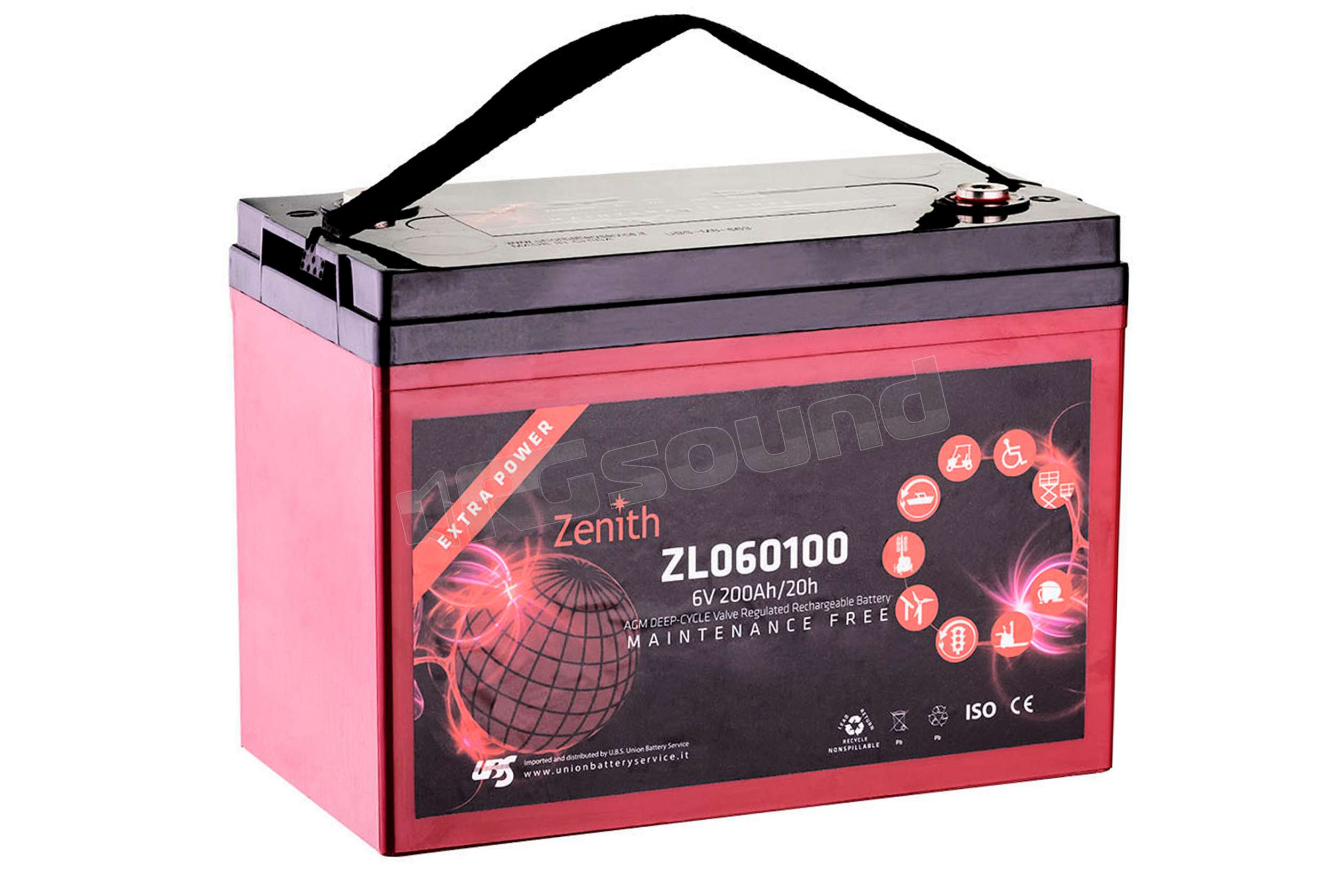Zenith ZL060100 batterie Deep-Cycle 6v 200Ah