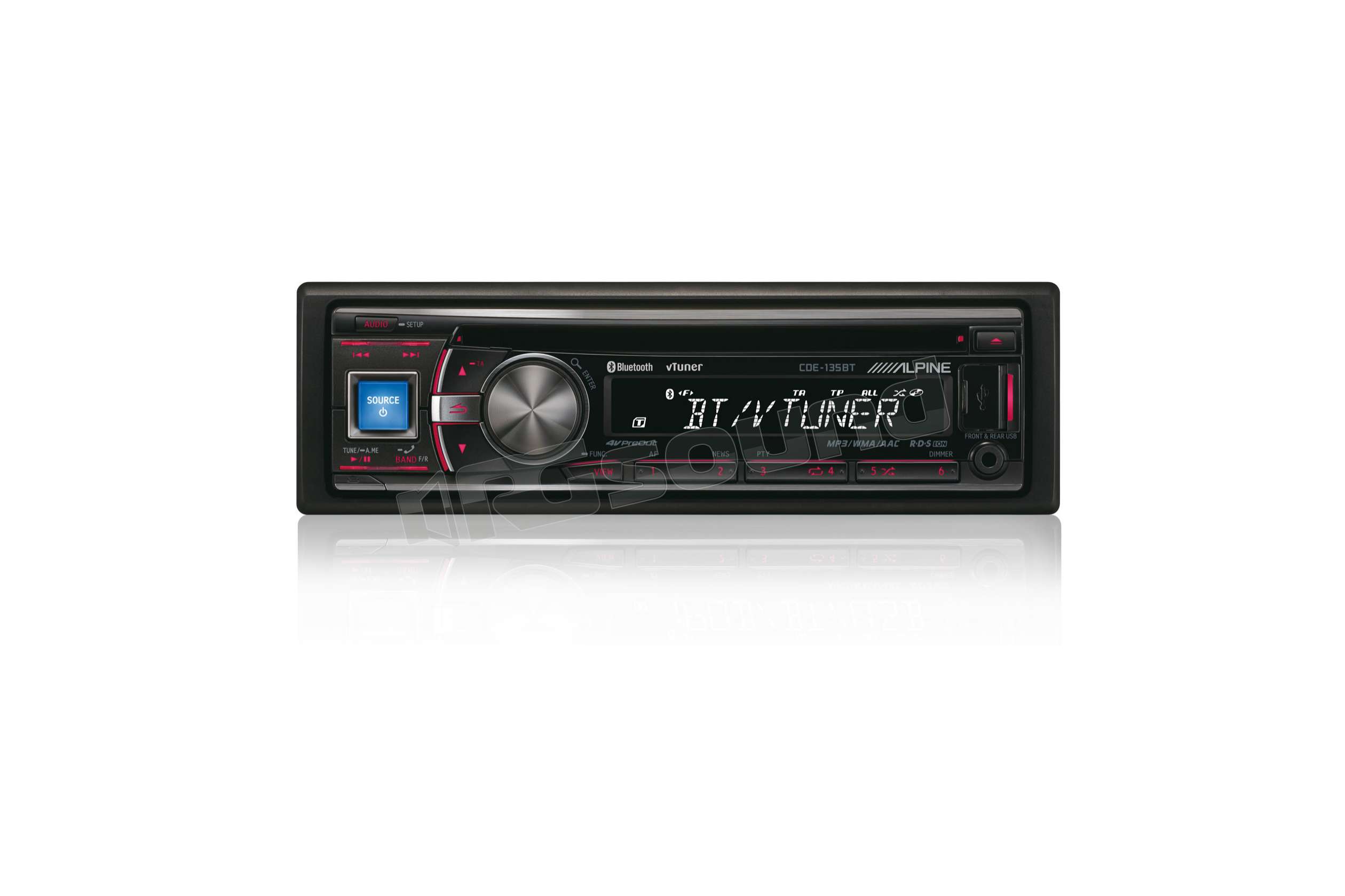 Alpine CDE-135BT SINTO CD CON DOPPIO USB E BLUETOOTH | Autoradio 1 din