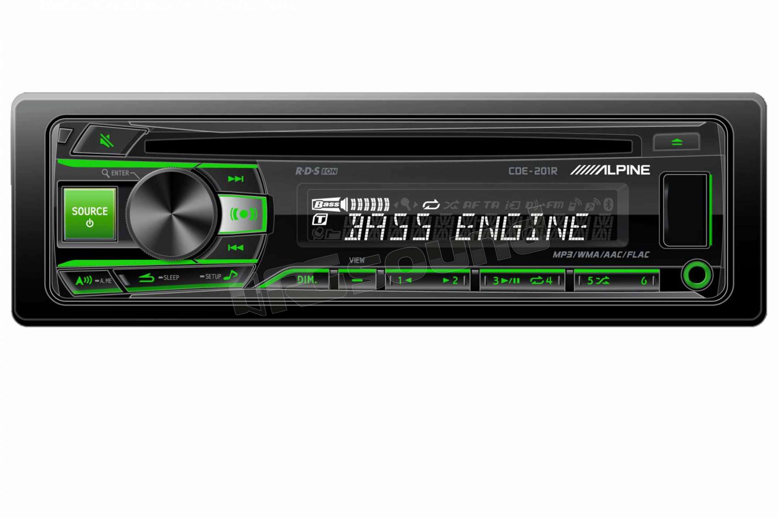 Alpine CDE201R Autoradio 1 din e 2 din Car stereo Autoradio 1 e