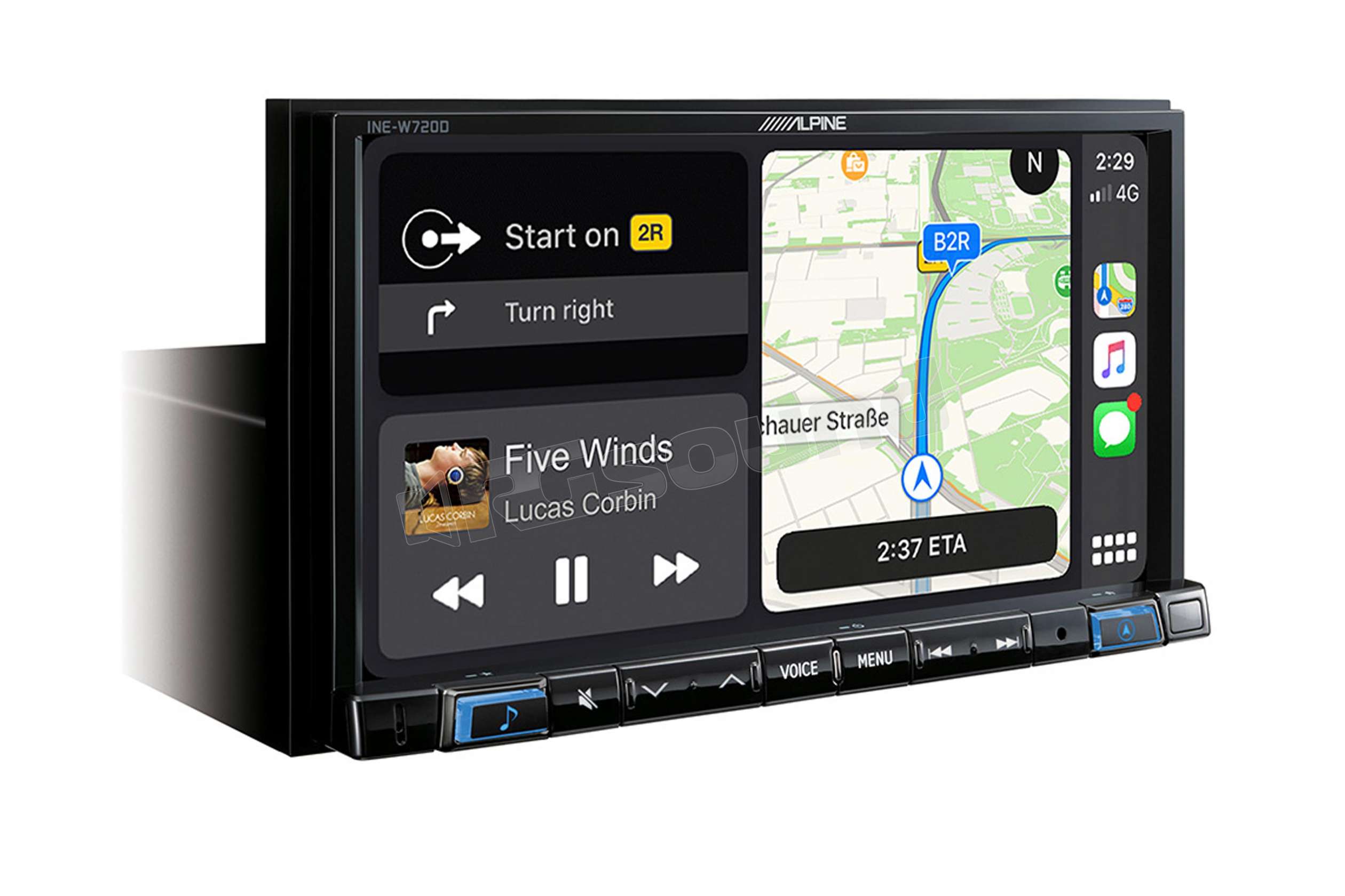 Alpine INE-W720D Monitor 7'' con navigazione TomTom - Compatibile con