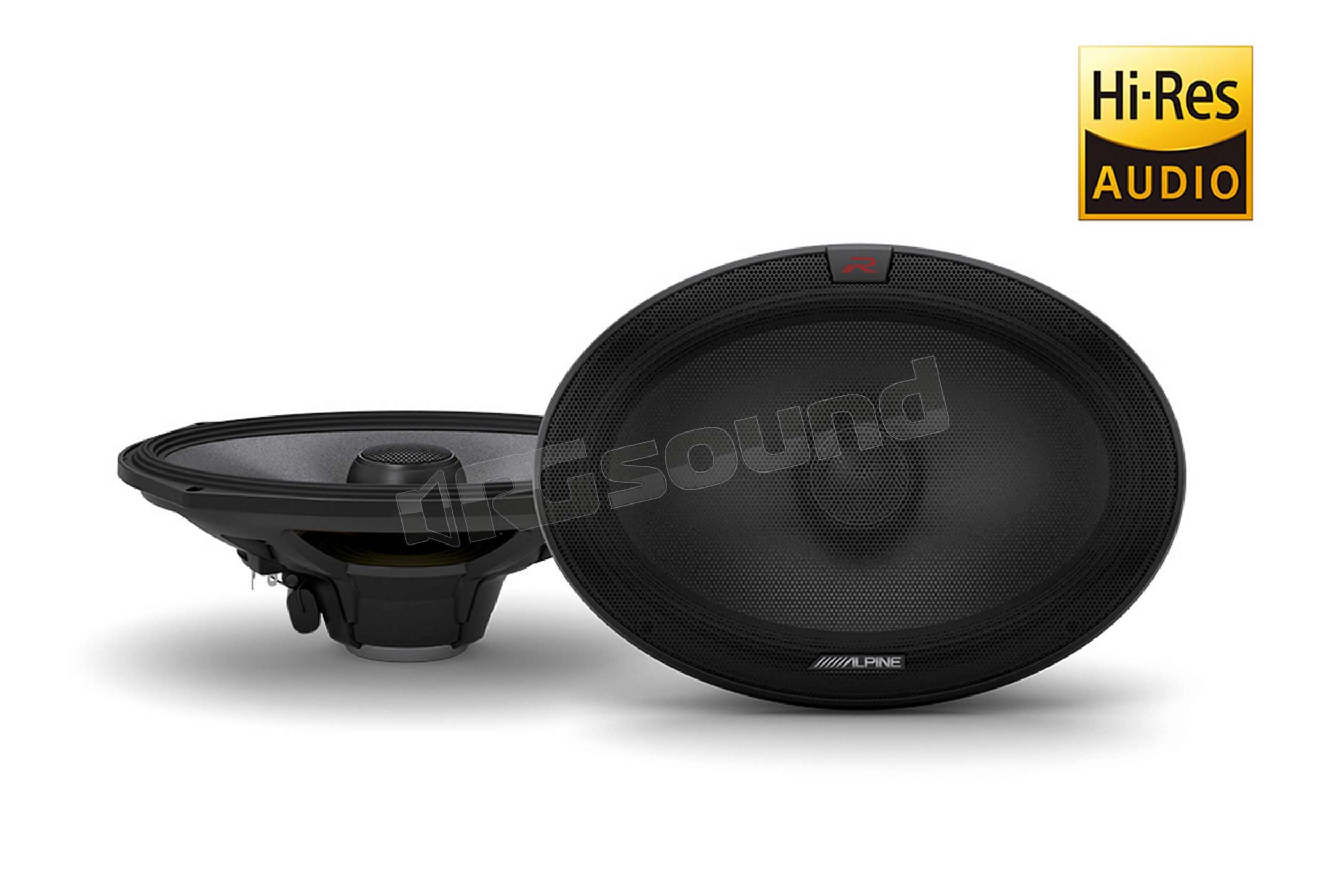 Alpine R-S69.2 Coassiali 6x9'' a due vie con adattatori e griglie | Co