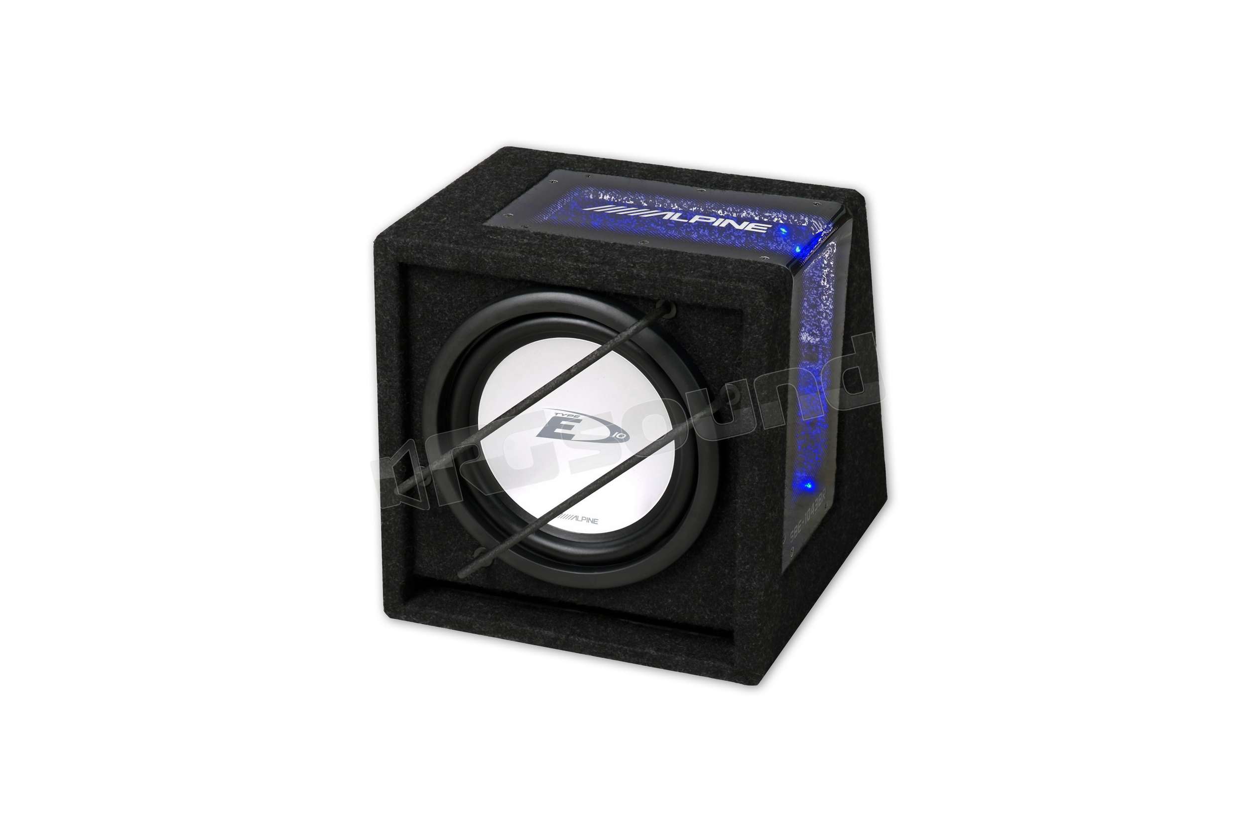 Alpine SBE-1244BR Subwoofer – Bassreflex-Gehäuse, Für Auto-Sound, 12 Zoll, Robust
