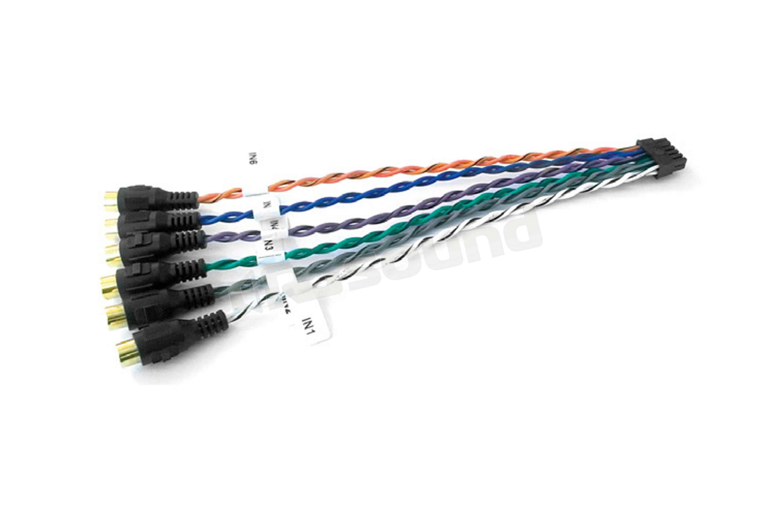 RCM 112 Red/Black (COPPIA) - Connettori RCA maschio