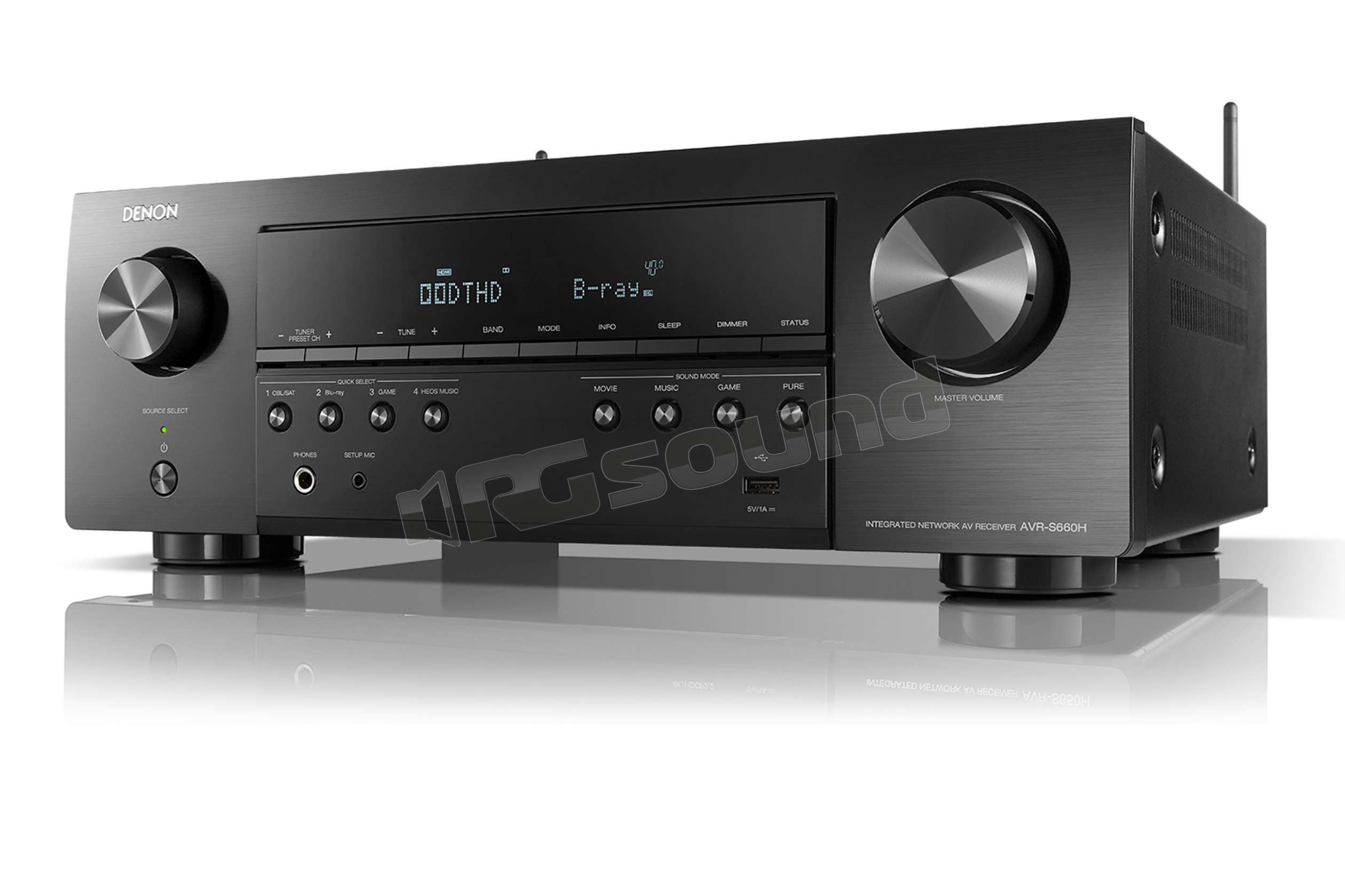 Denon AVCS660H Amplificatore 8K con 5.2 canali da 135W e DTS Neo6