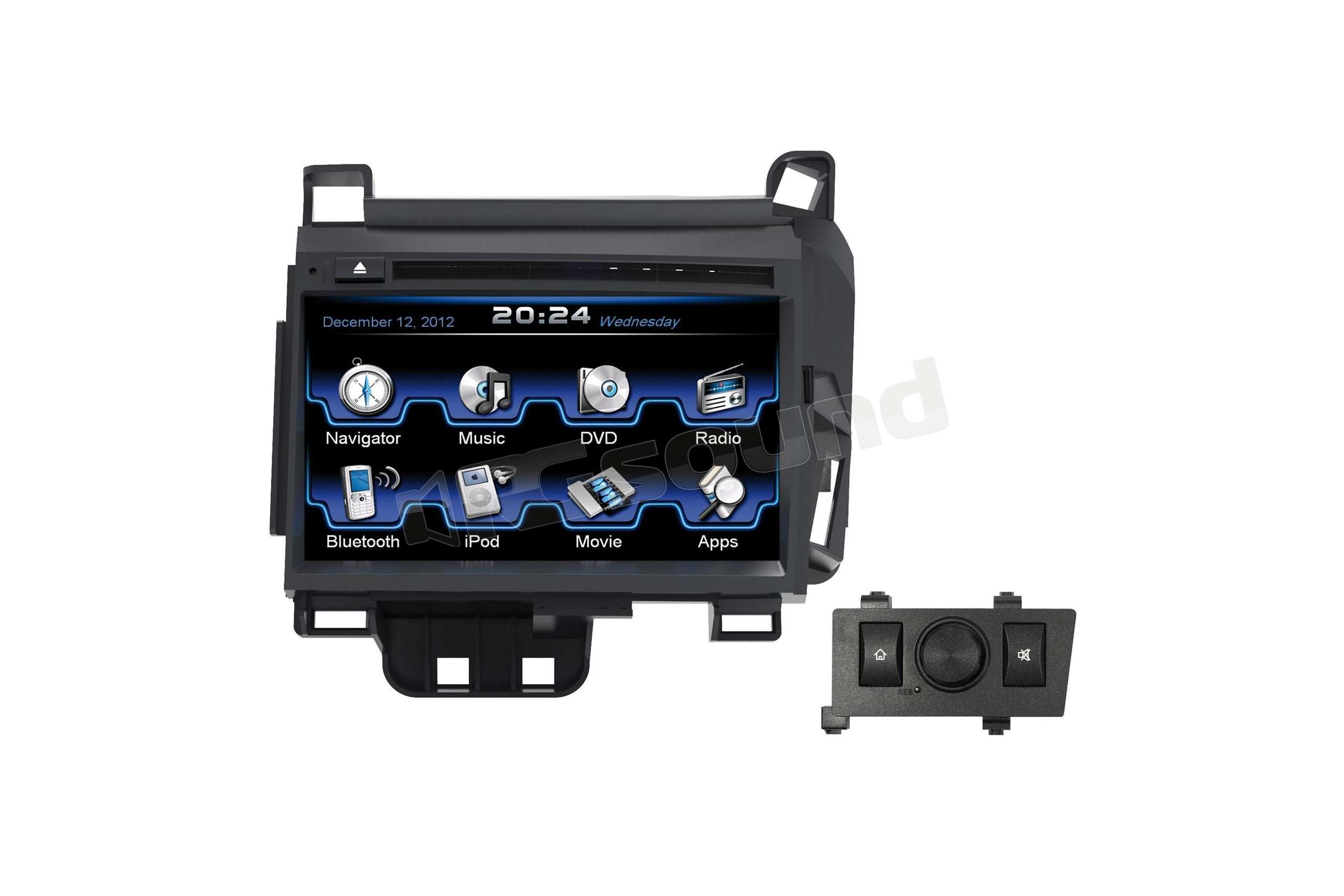 KUDA Console Per Navigatore Lexus CT 200h (dal 03/2011) - Similpelle Nero, Supporto Universale Per Smartphone/GPS (senza Supporto) - 4