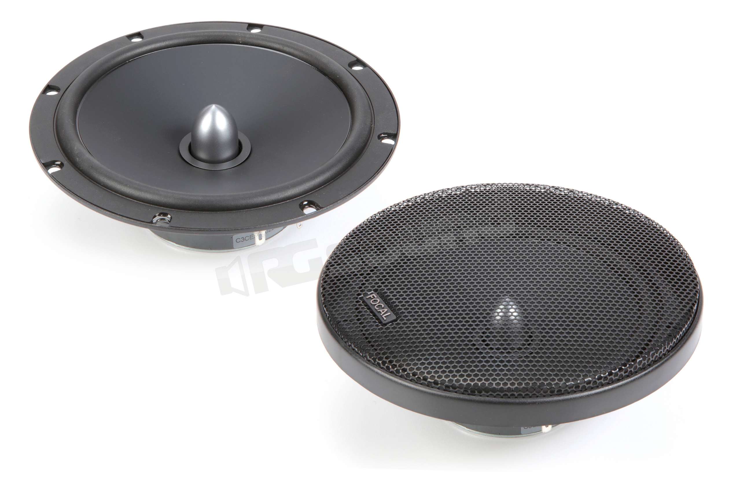 Set De Medios Focal Auditor Ase-165s 6.5 2vias 55rms 110w Color Negro