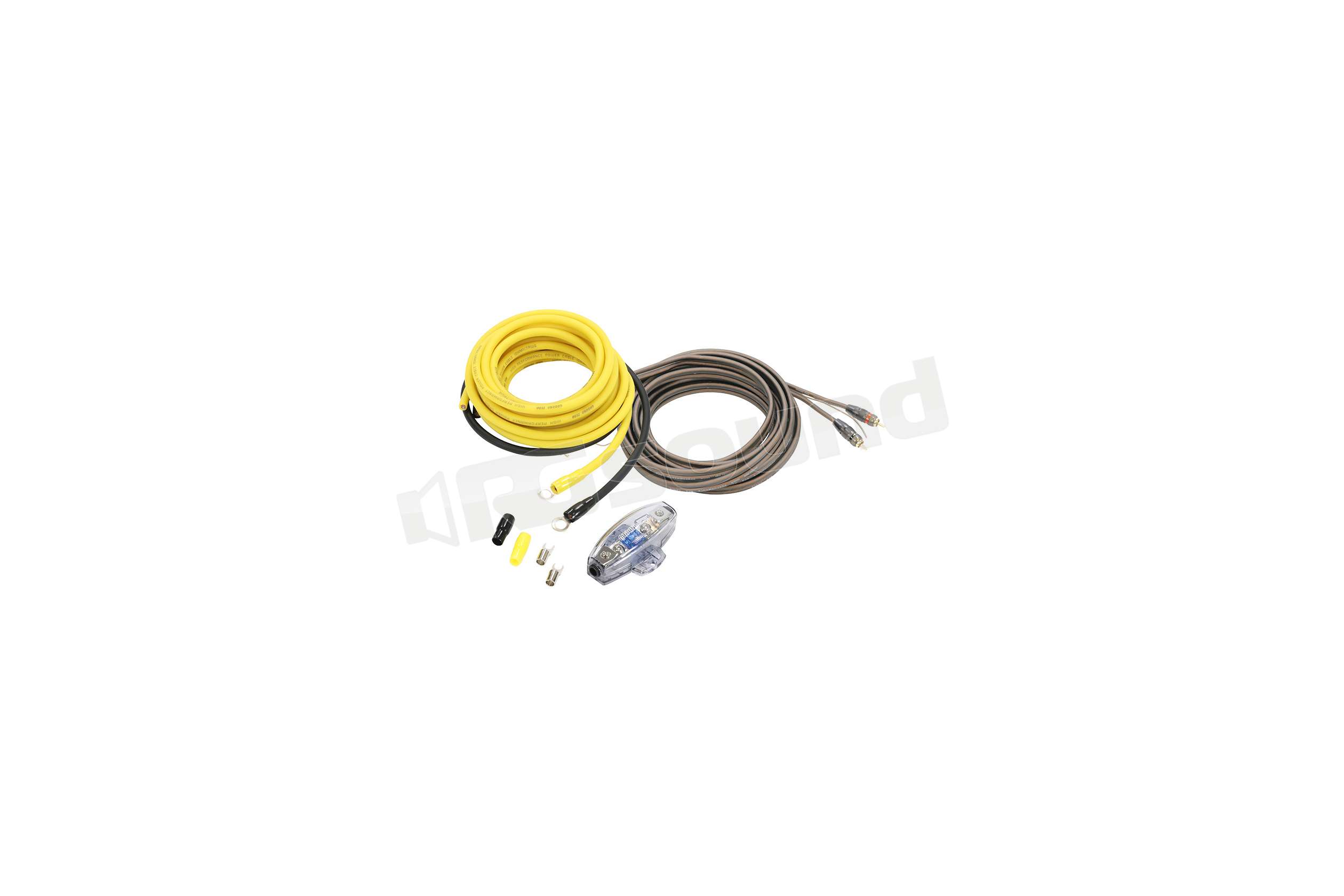 Kit Cablaggio Amplificatore Auto WLLDSE - Cavo Alimentazione 8 Gauge 5.2m - Con Fusibile 80A