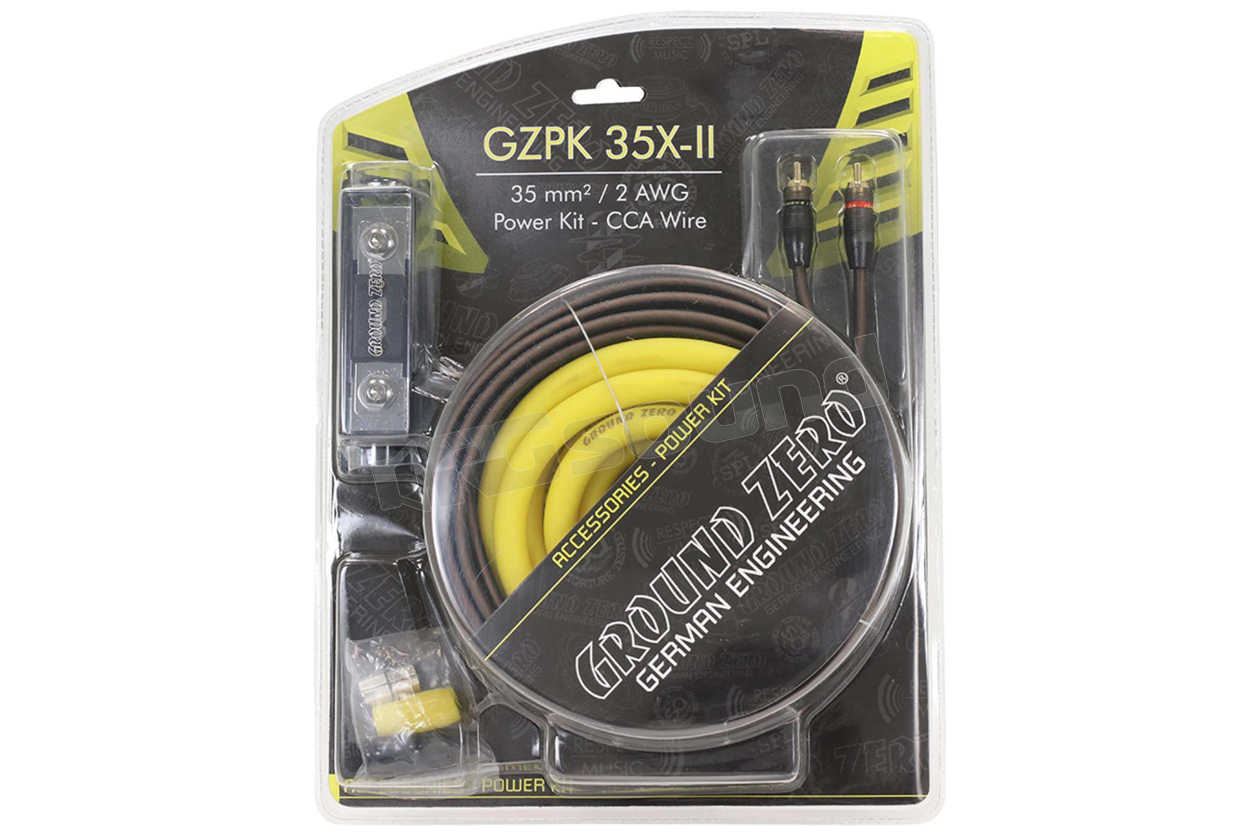 Tartozékok Szerelési anyagok | Ground Zero GZPK 50X Tápkábel szett