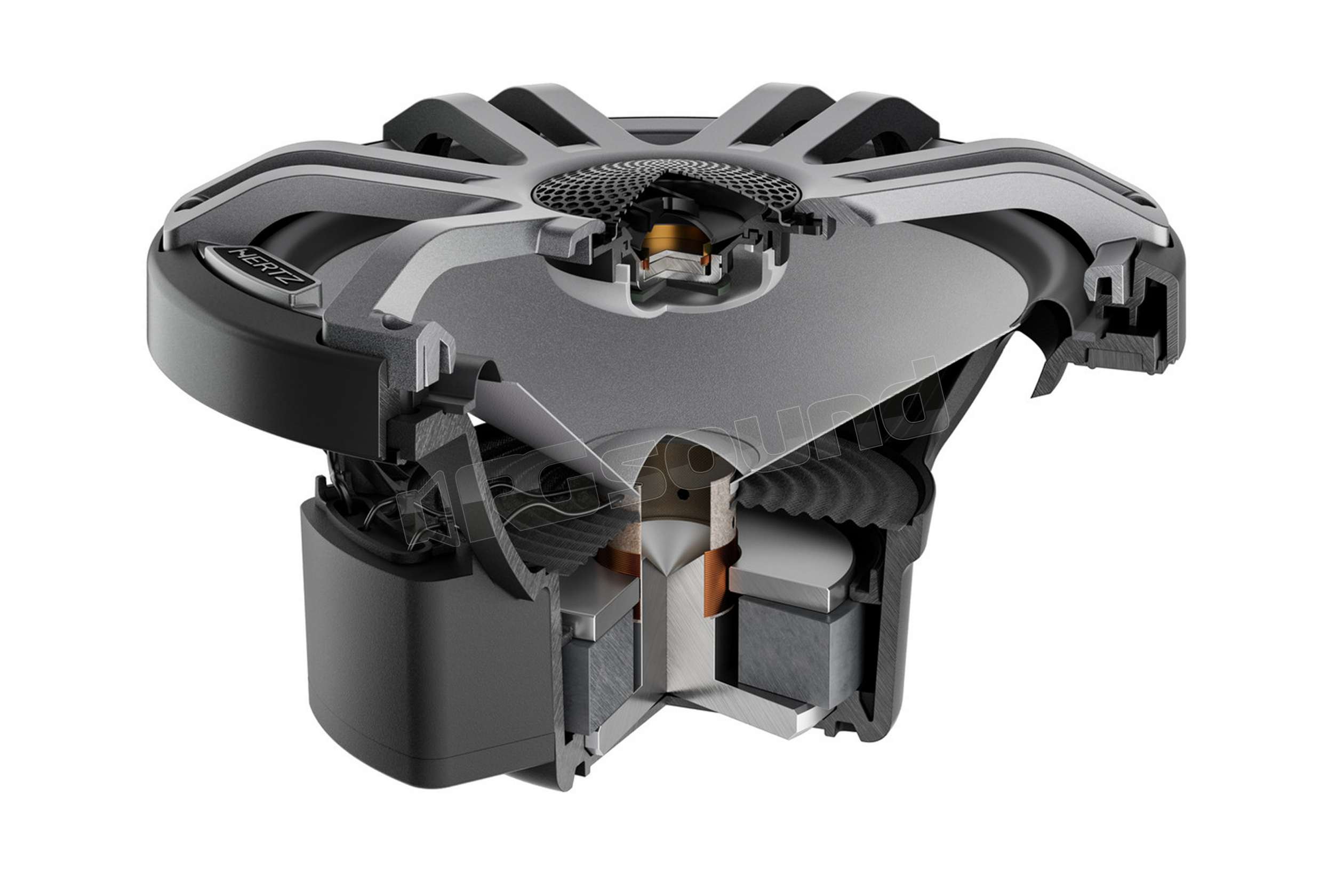 Hertz HMX 8.8 S-LD-G.2 Coassiali Hi-end 224 mm (8.8) con illuminazion