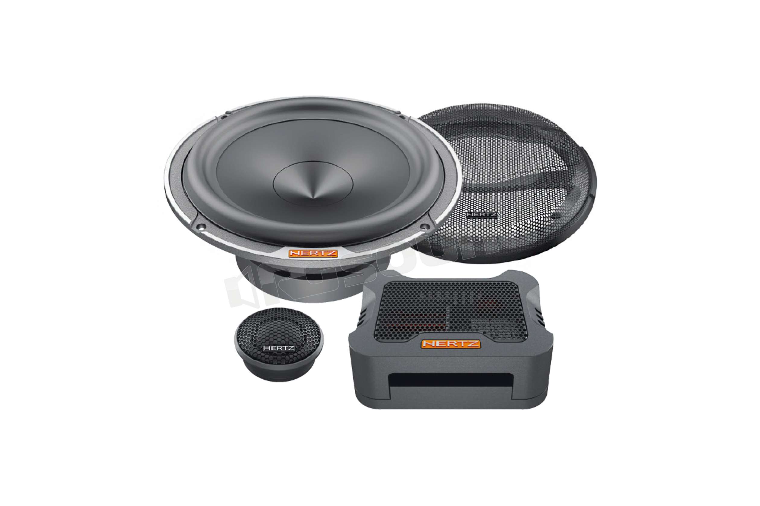 Hertz MP 165P.3 Paire Woofers 165mm Cône Papier Pressé 3 Ohm 200W - Haute Dynamique Audio Voiture
