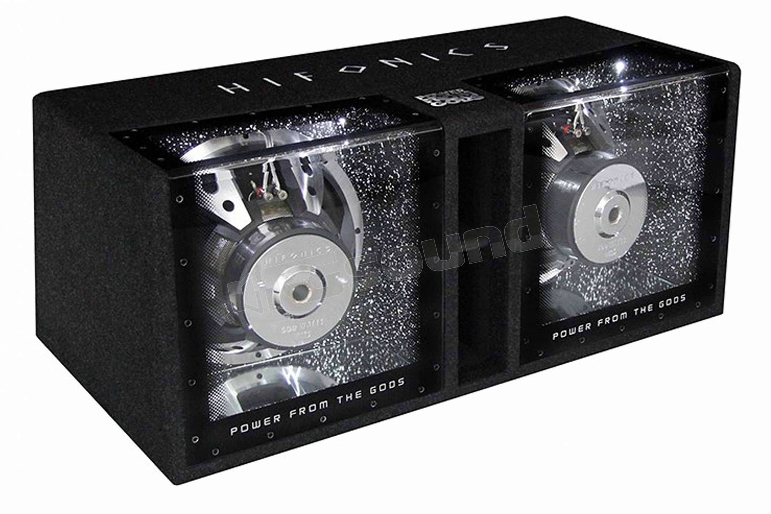 Hifonics ZRX12DUAL doppio sub in cassa passa banda Subwoofer Subwo
