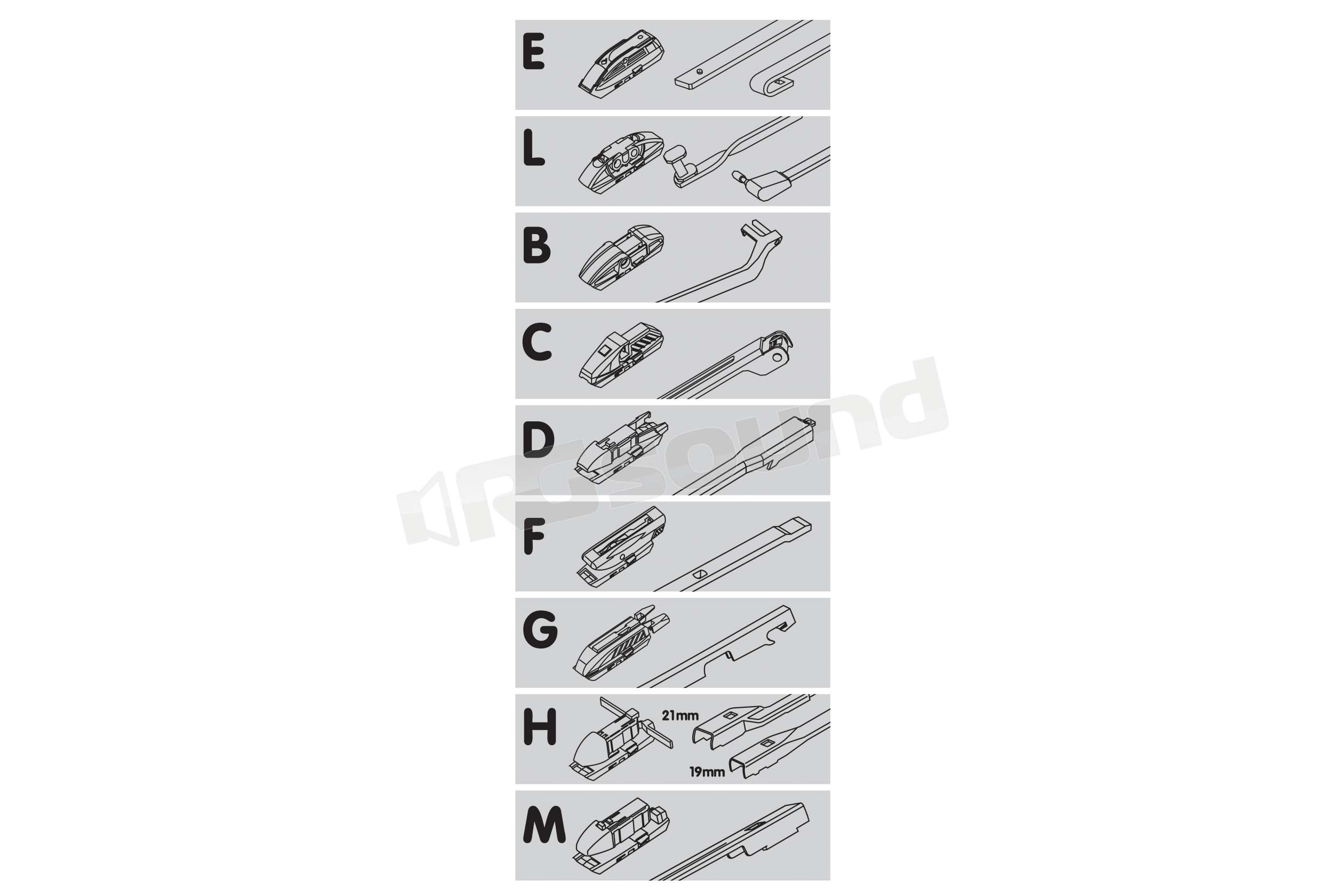 Skylon, spazzola tergicristallo - 48 cm (19) - 1 pz | Autoricambi SanMauro