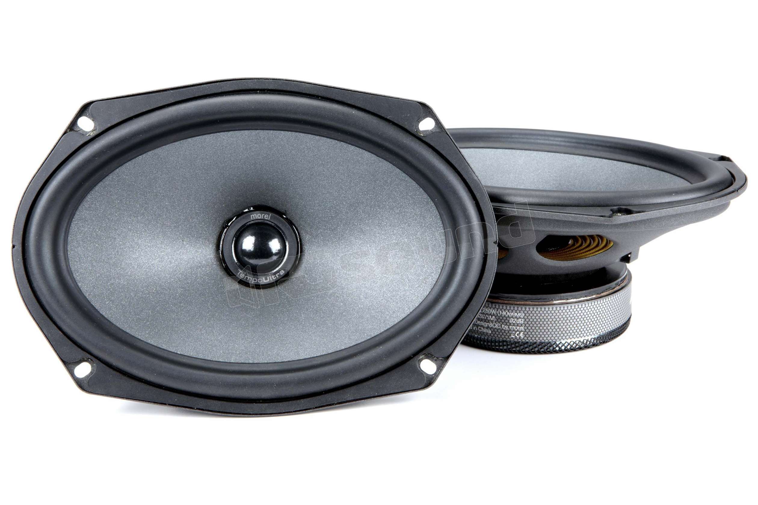 Audison AP 690 – Coppia Di Woofer Ellittici 6x9 Per Auto, 300W Di Picco, Cono In Cellulosa Trattata, Impedenza 4 Ohm, Upgrade Audio OEM