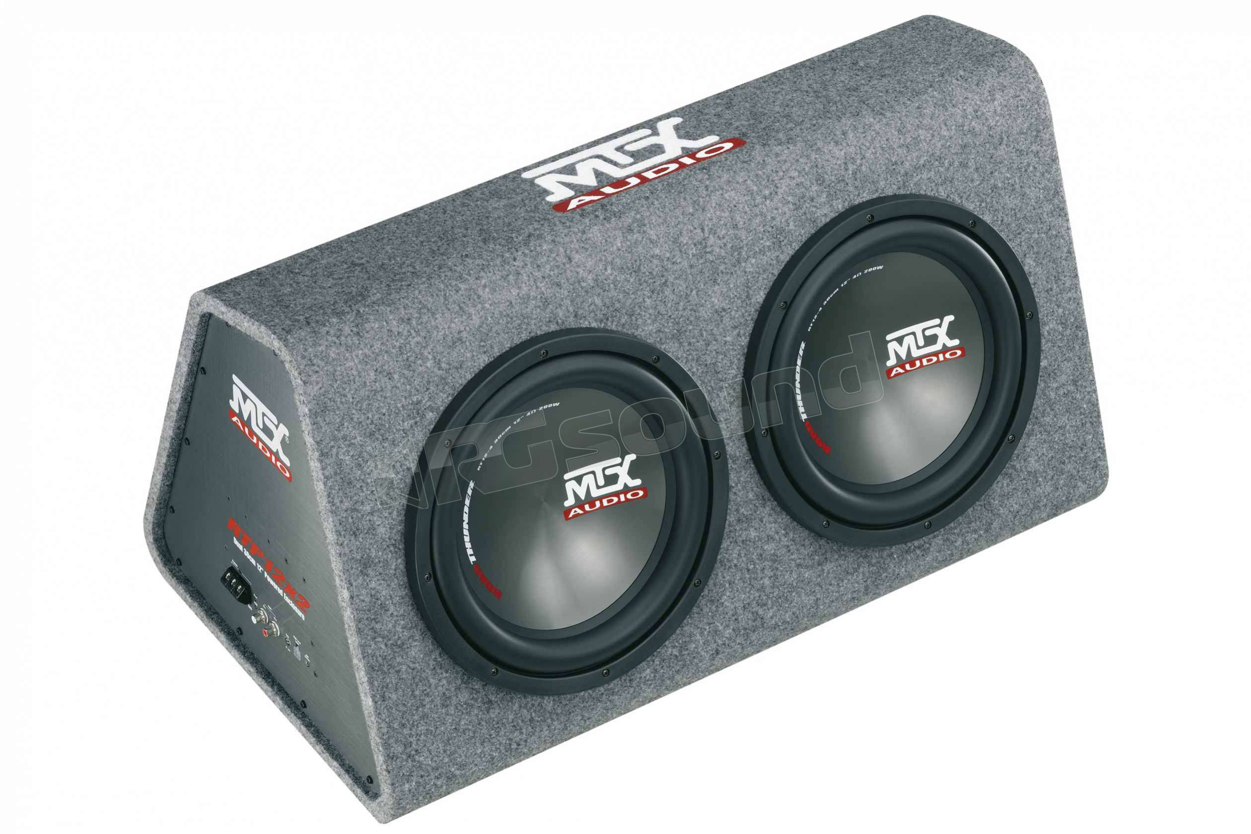 MTX audio RTP 12X2 due sub attivi 32cm in cassa Subwoofer Subwoofe