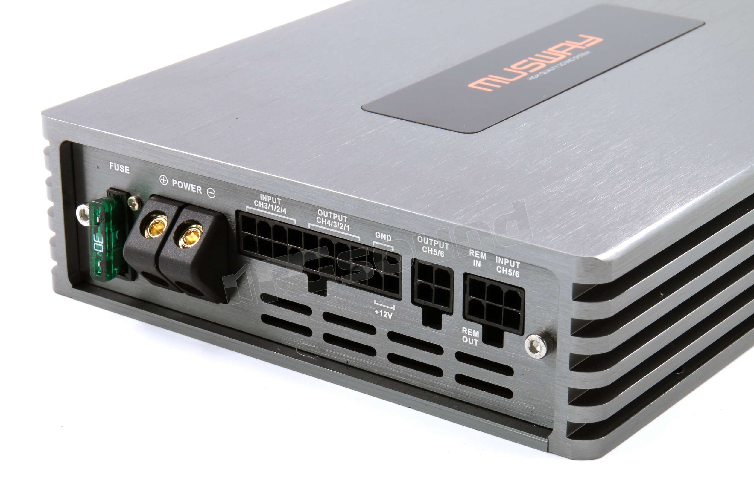 MUSWAY M6 amplificatore a 6 canali con processore DSP e controllo remo