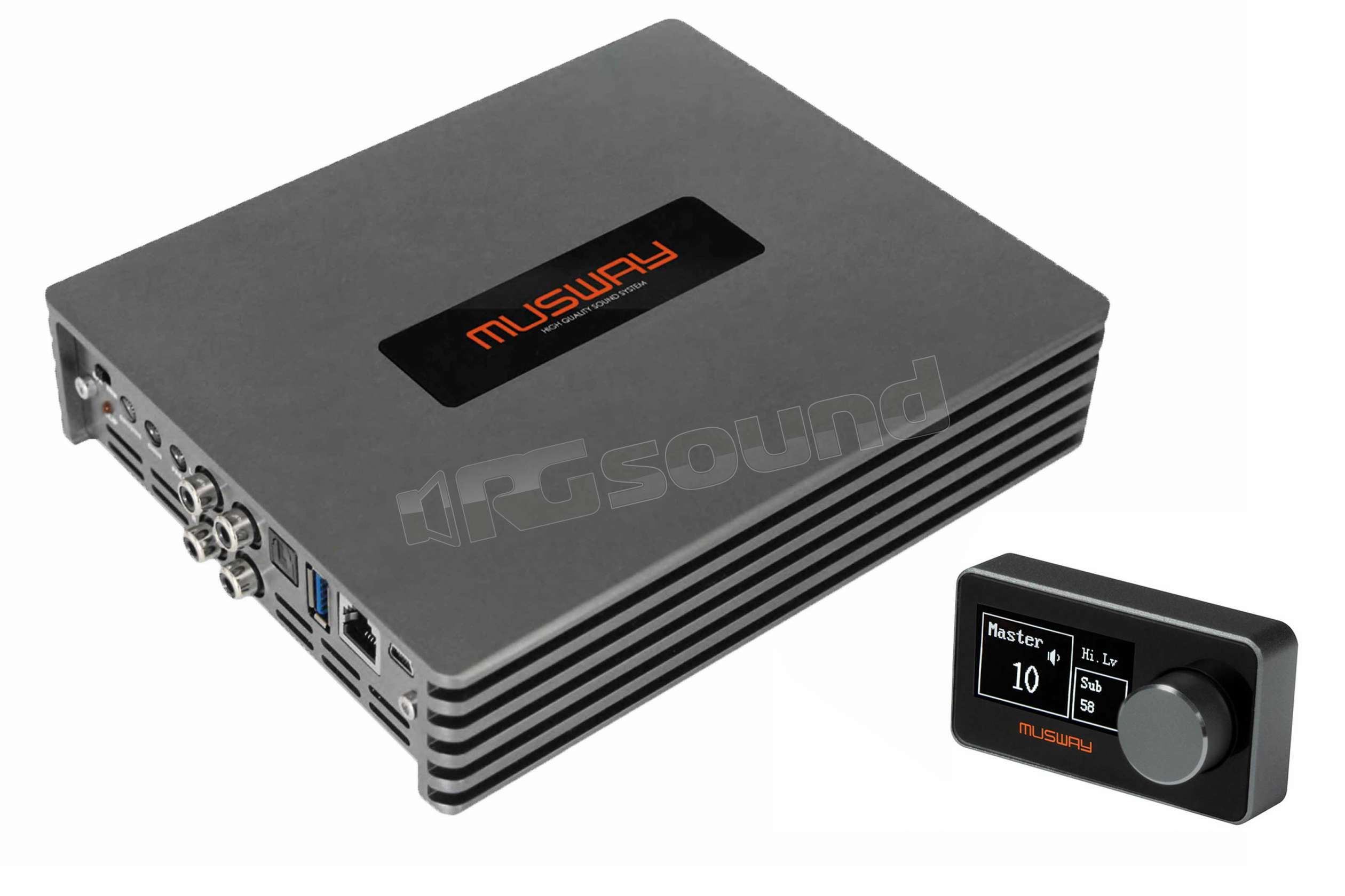MUSWAY M6 amplificatore a 6 canali con processore DSP e controllo remo ...