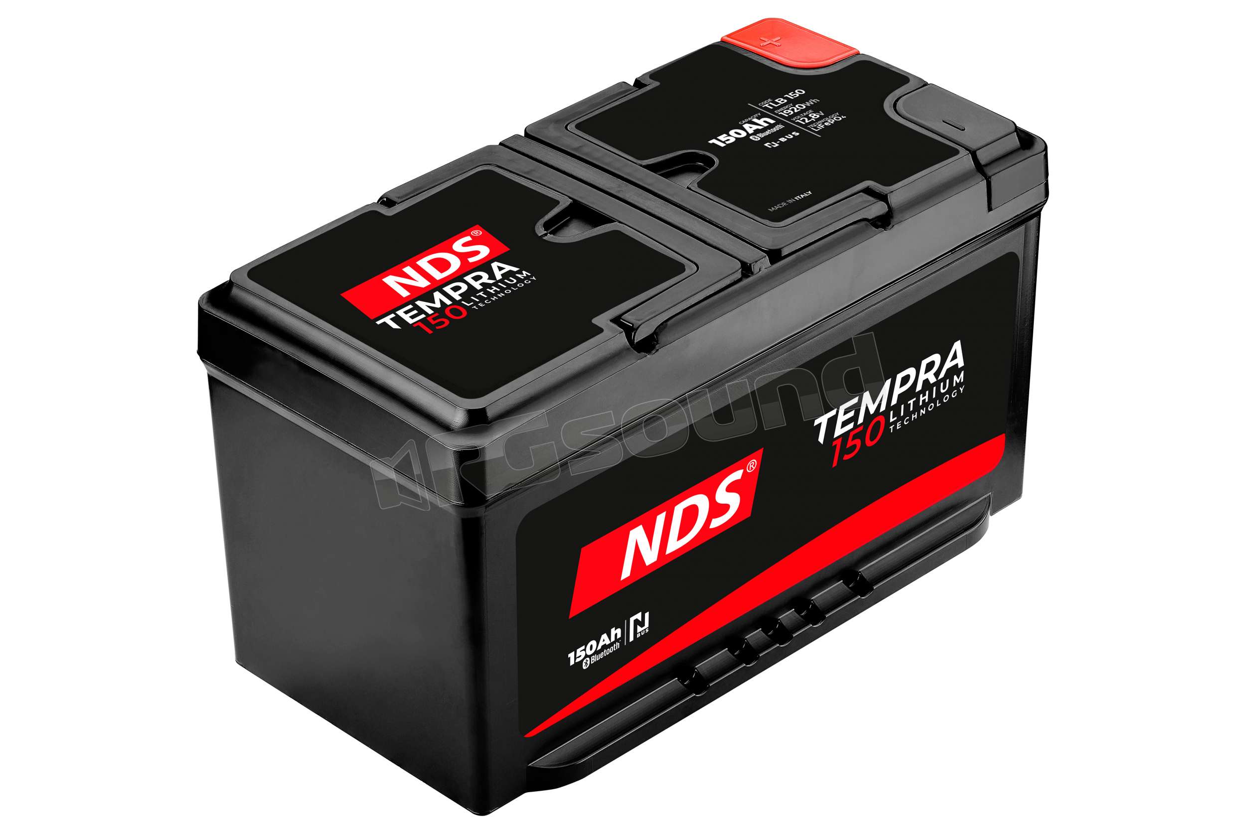 NDS Energy TLB 150 TEMPRA Batteria LiFePo4 12V 150Ah Batterie per