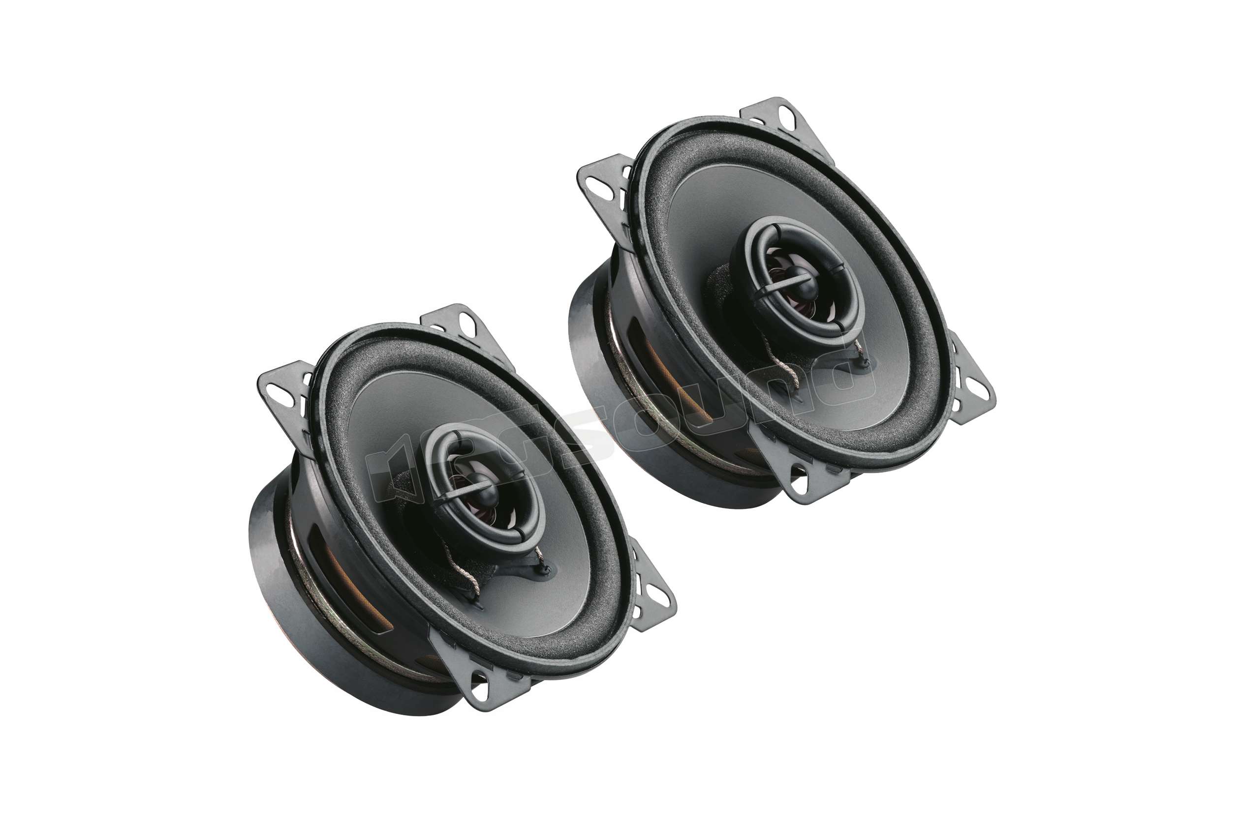 Altoparlante Coassiale Alpha 90x150 Mm 2 Vie – 60W, 4 Ohm, Cono In Polipropilene E Tweeter A Cupola, Confezione Da 2
