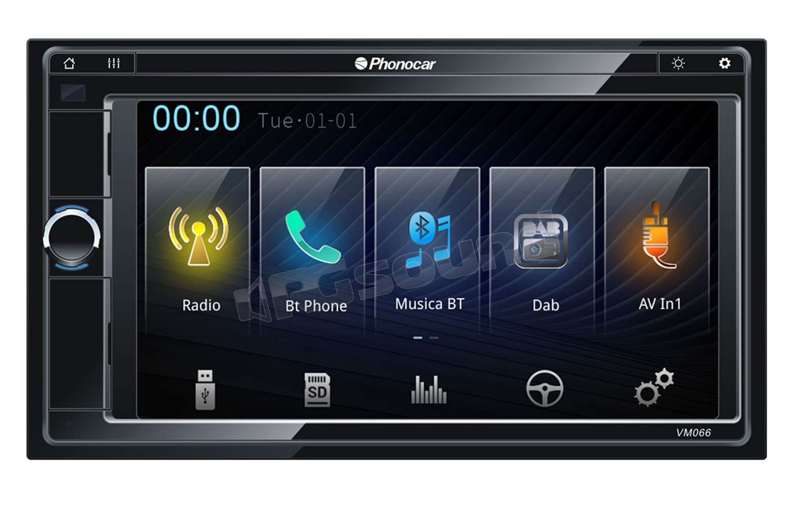 Phonocar Android Multimedia 6,95 Zoll – Mit DAB+, Navi & Rückfahrkamera-Eingang