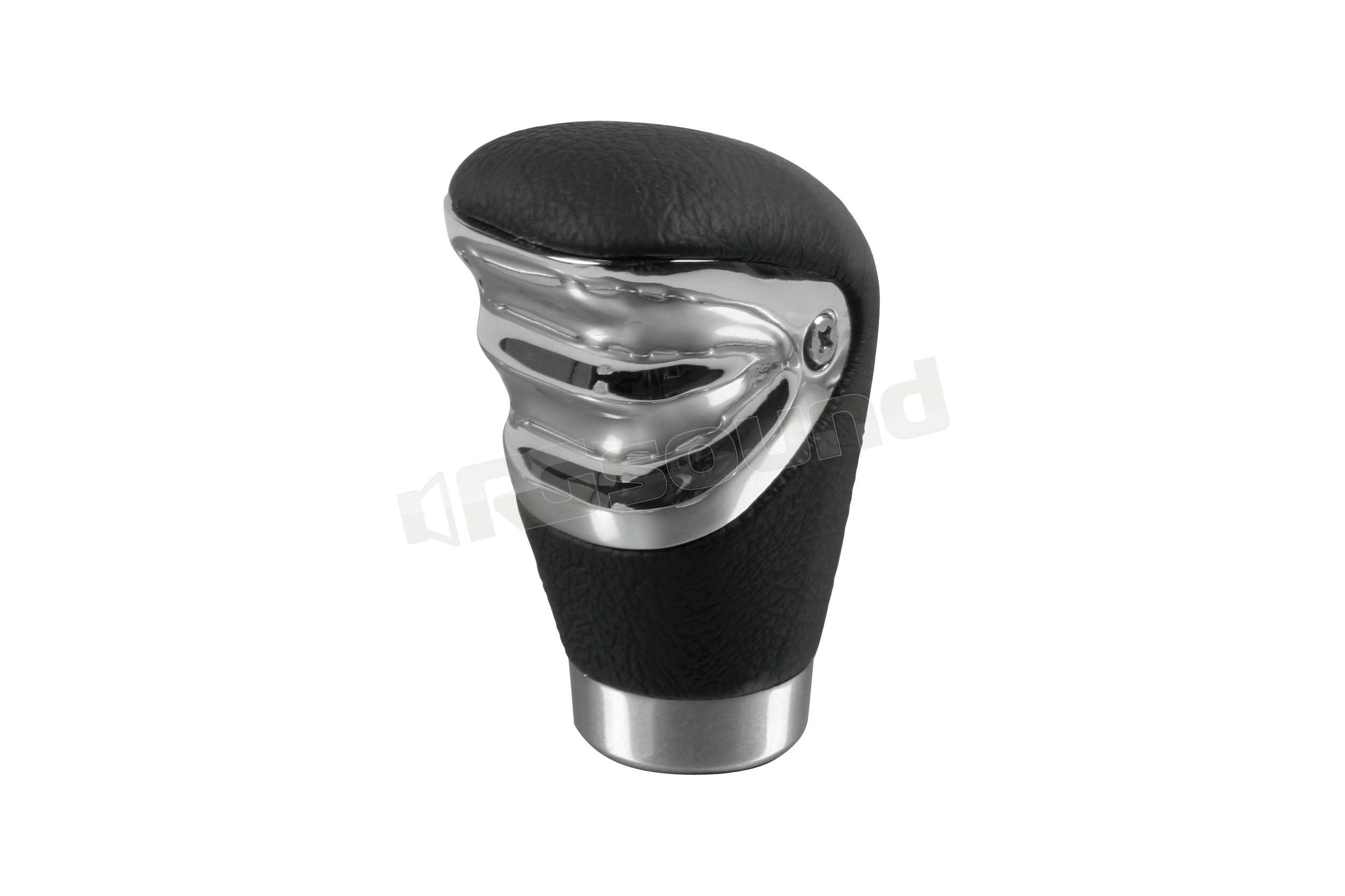 Pomello Leva cambio Pilot Multi-Gear in Pelle Nera Cuciture e