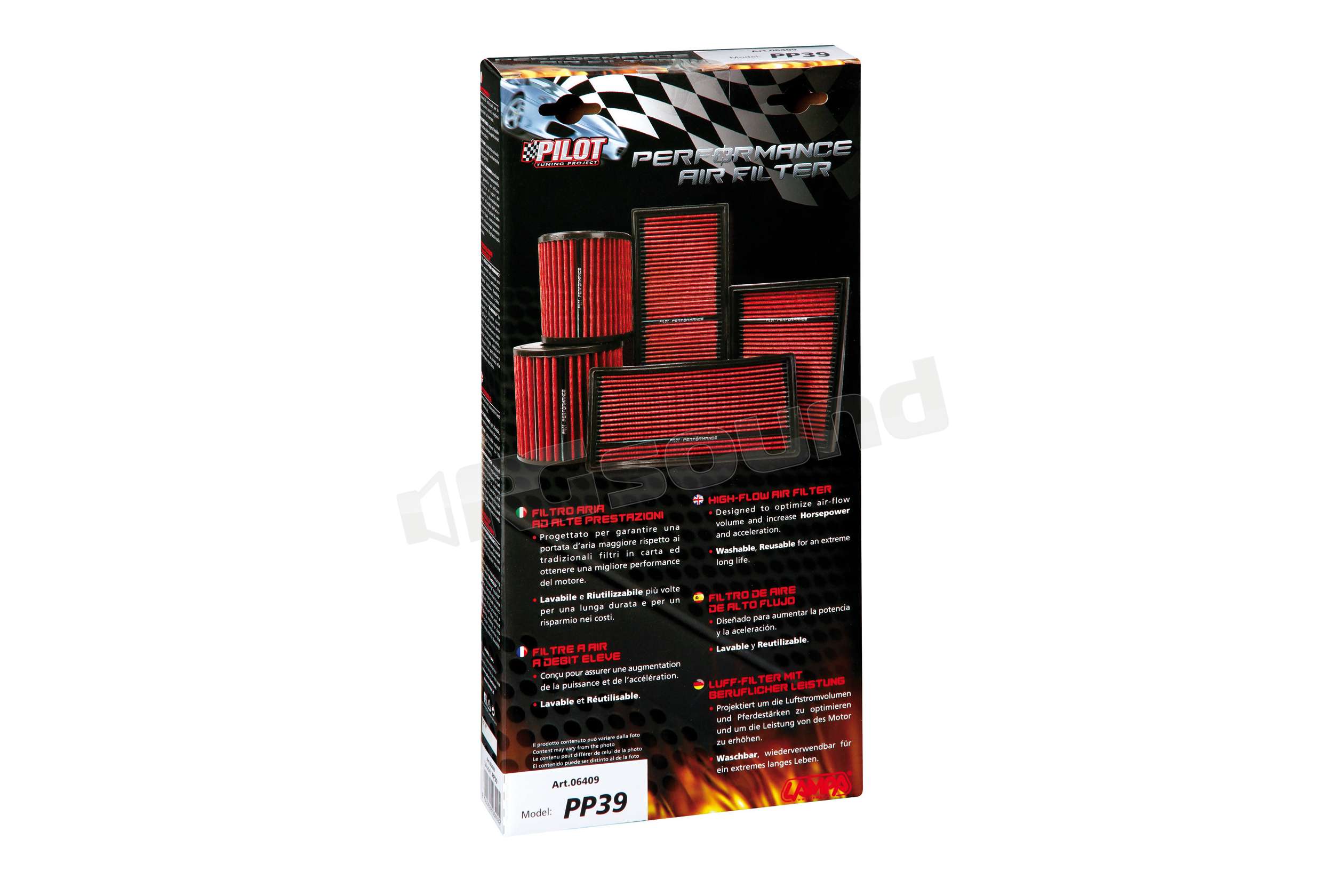 Pilot Lampa 06409 filtro dell'aria per auto, sistema e componente di aspirazione - PagineGialle