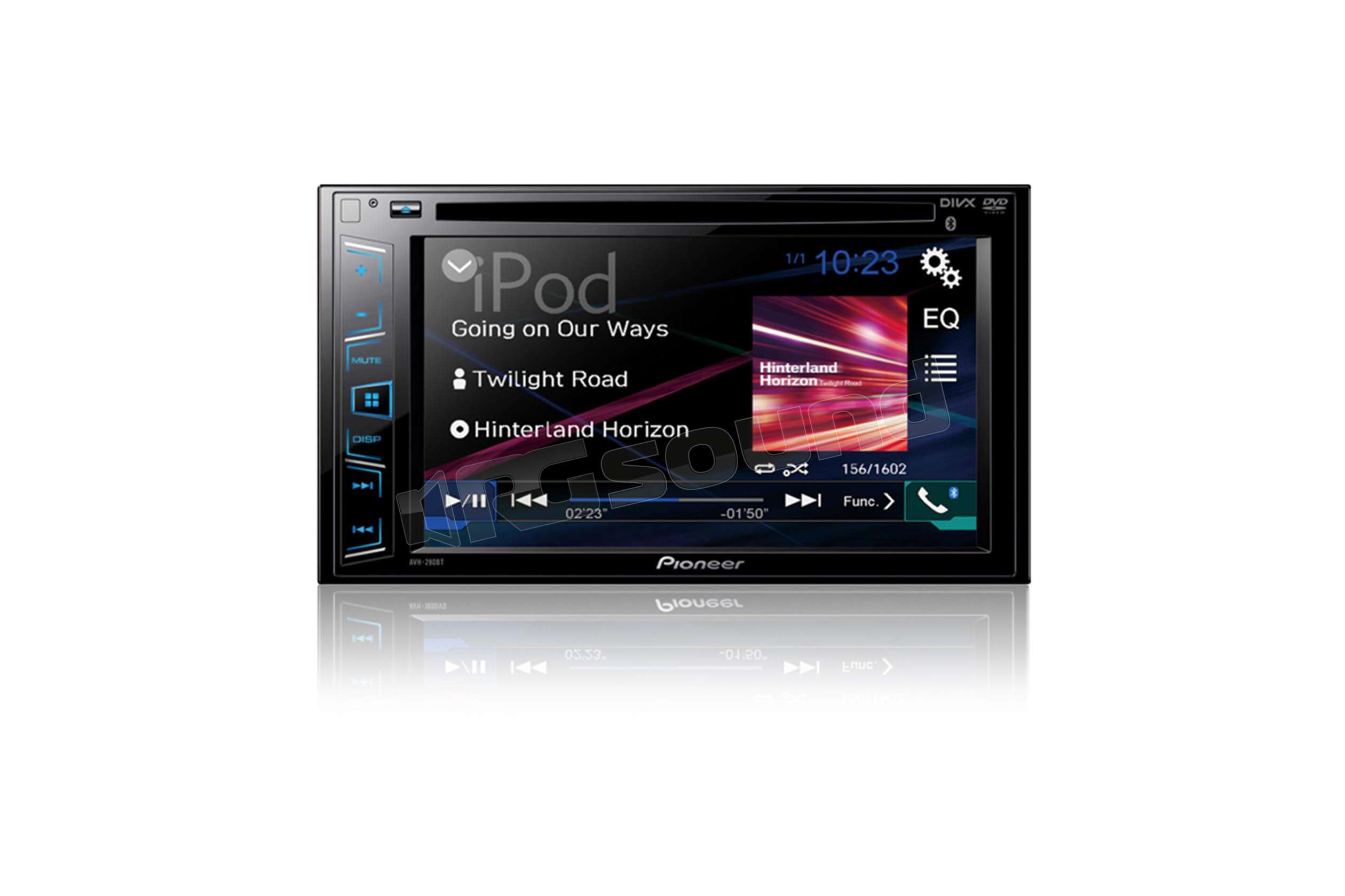Pioneer AVH280BT CD DVD Bluetooth USB Aux Monitor auto 1 e