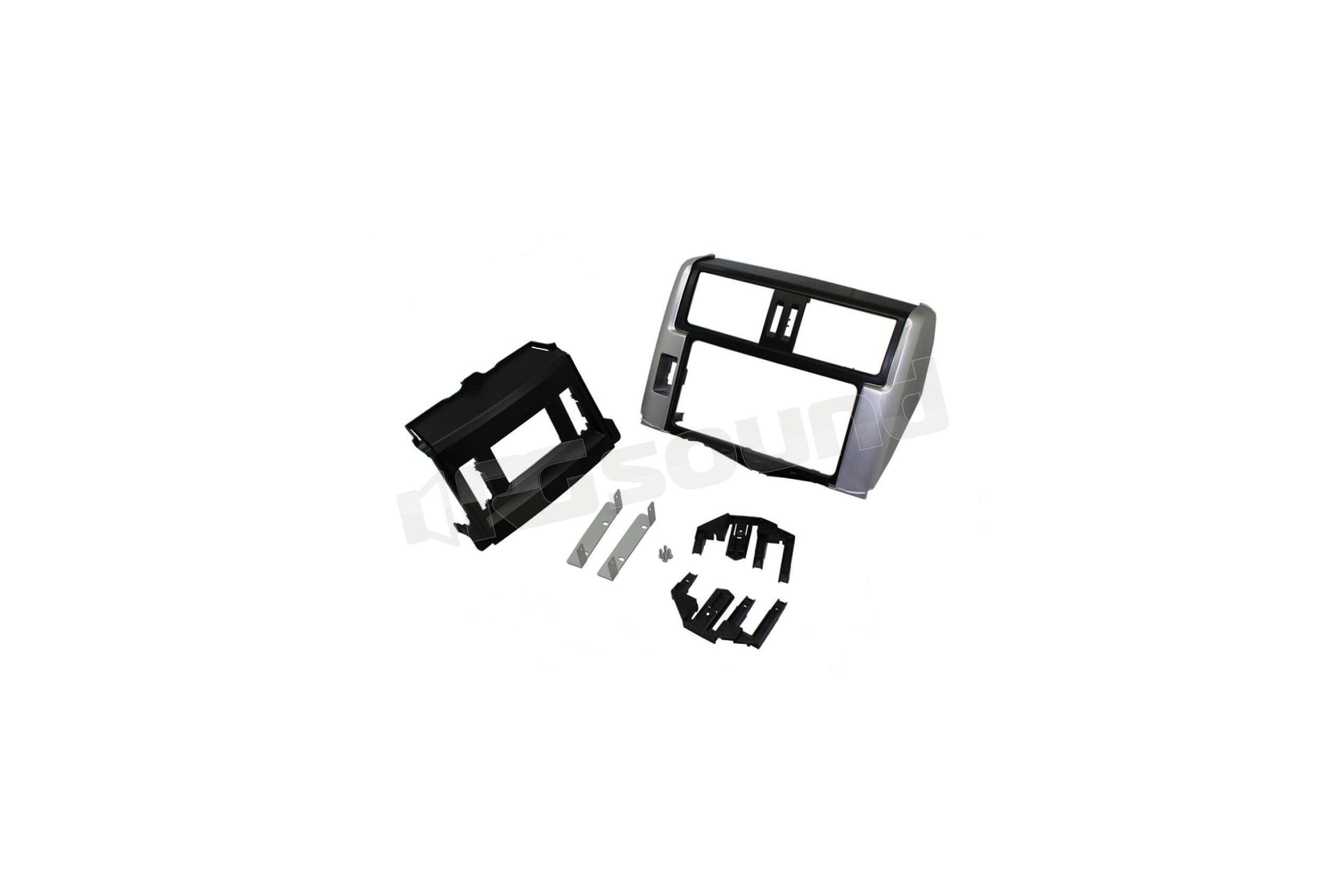 1-DIN Radioblende für VW T4 T5 Polo 9N Lupo Golf 4 Passat, schwarz, einbaublende