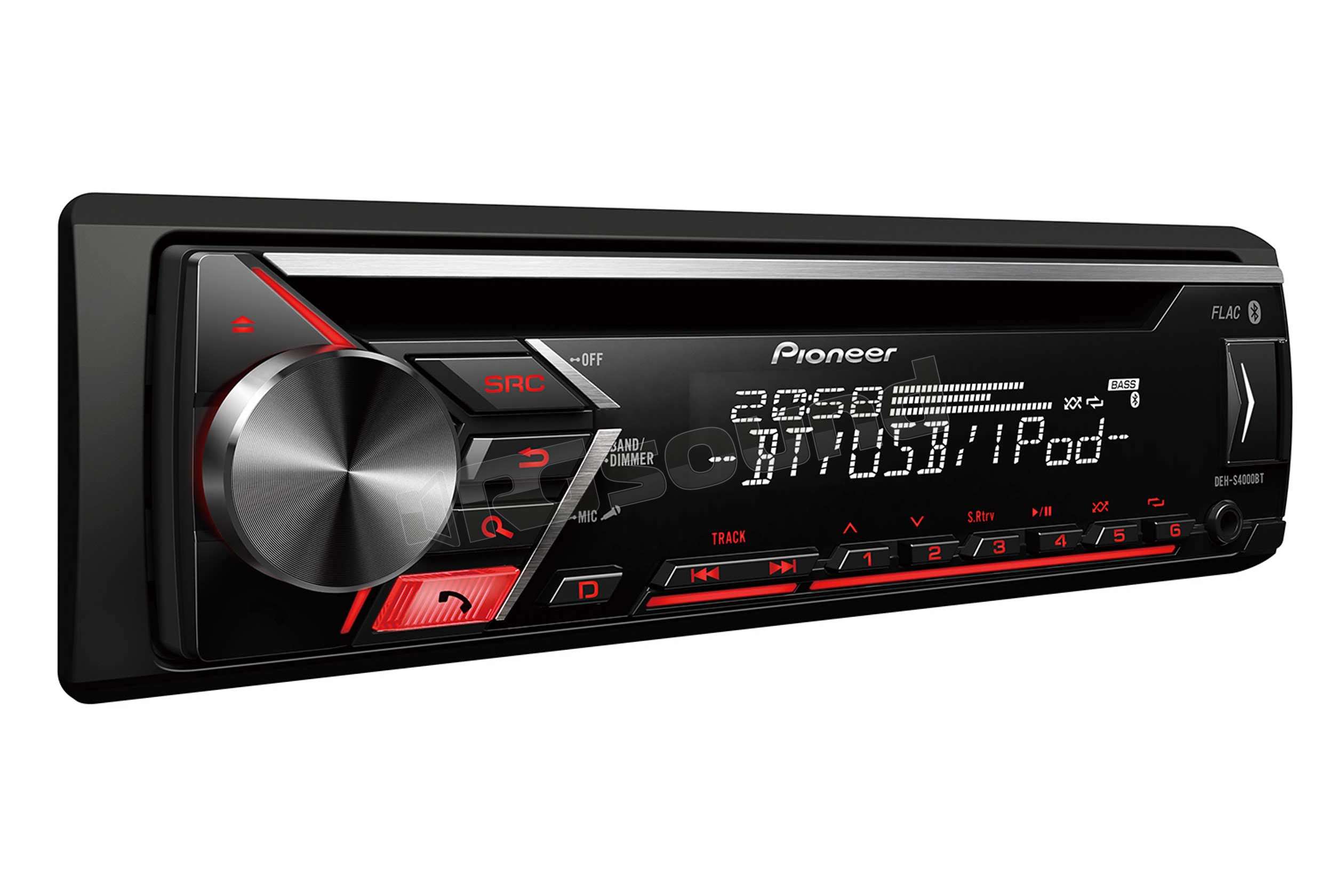 Pioneer DEHS4000BT Autoradio 1 din e 2 din Car stereo Autoradio