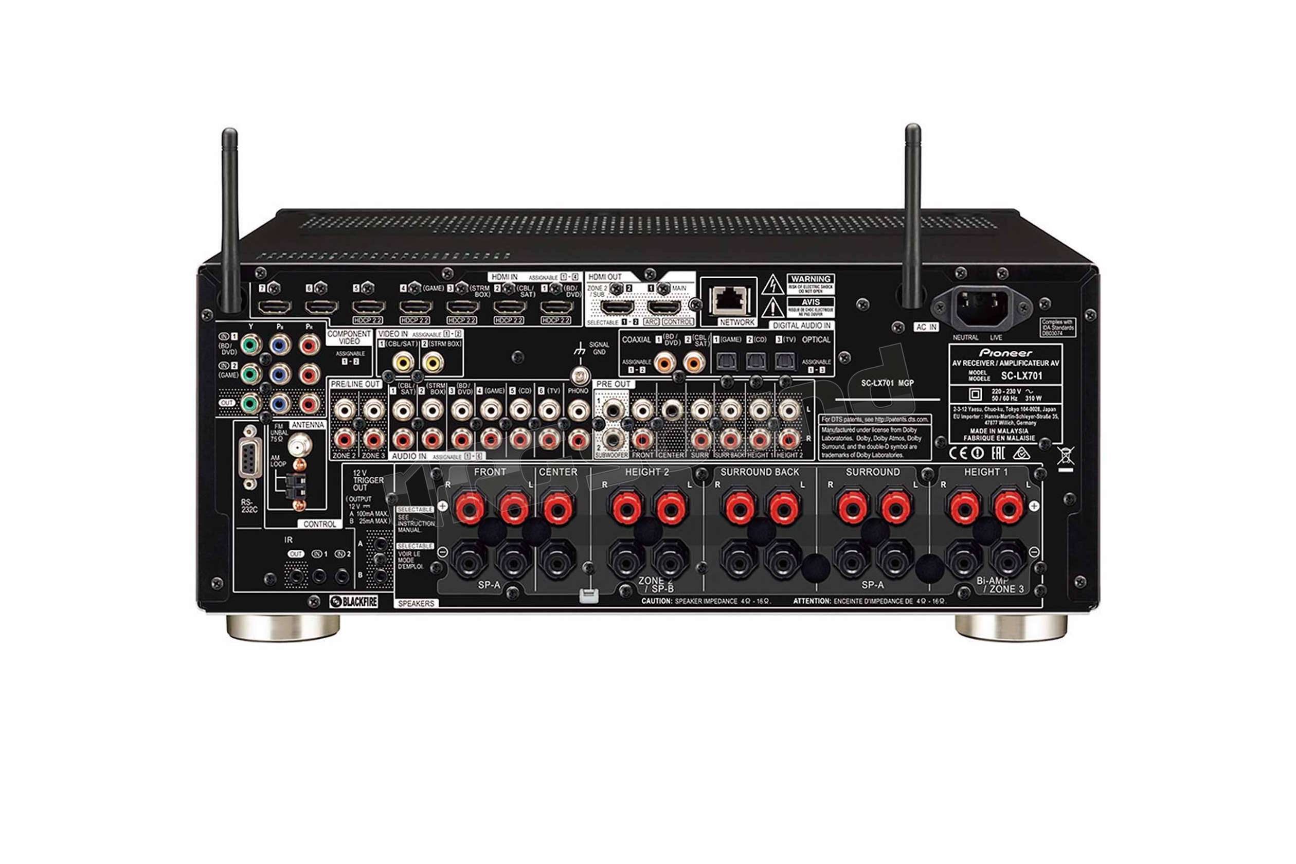 Pioneer SCLX701B Diffusori Home e Home Theatre Sintoamplificato