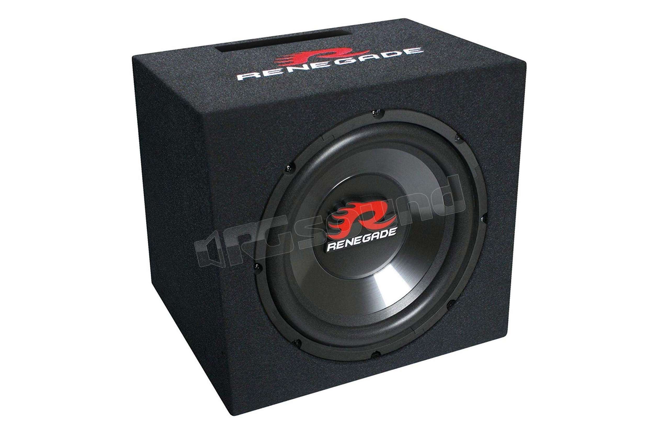 Renegade RXV1200 subwoofer 30cm in box reflex Subwoofer Subwoofer