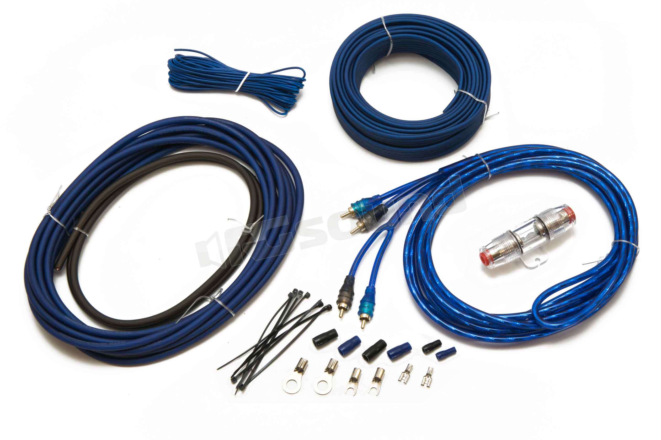 Kit Cablaggio Amplificatore Auto 4 Gauge 2800W - Cavi Per Stereo, Woofer, Con Fusibile - Foto 7