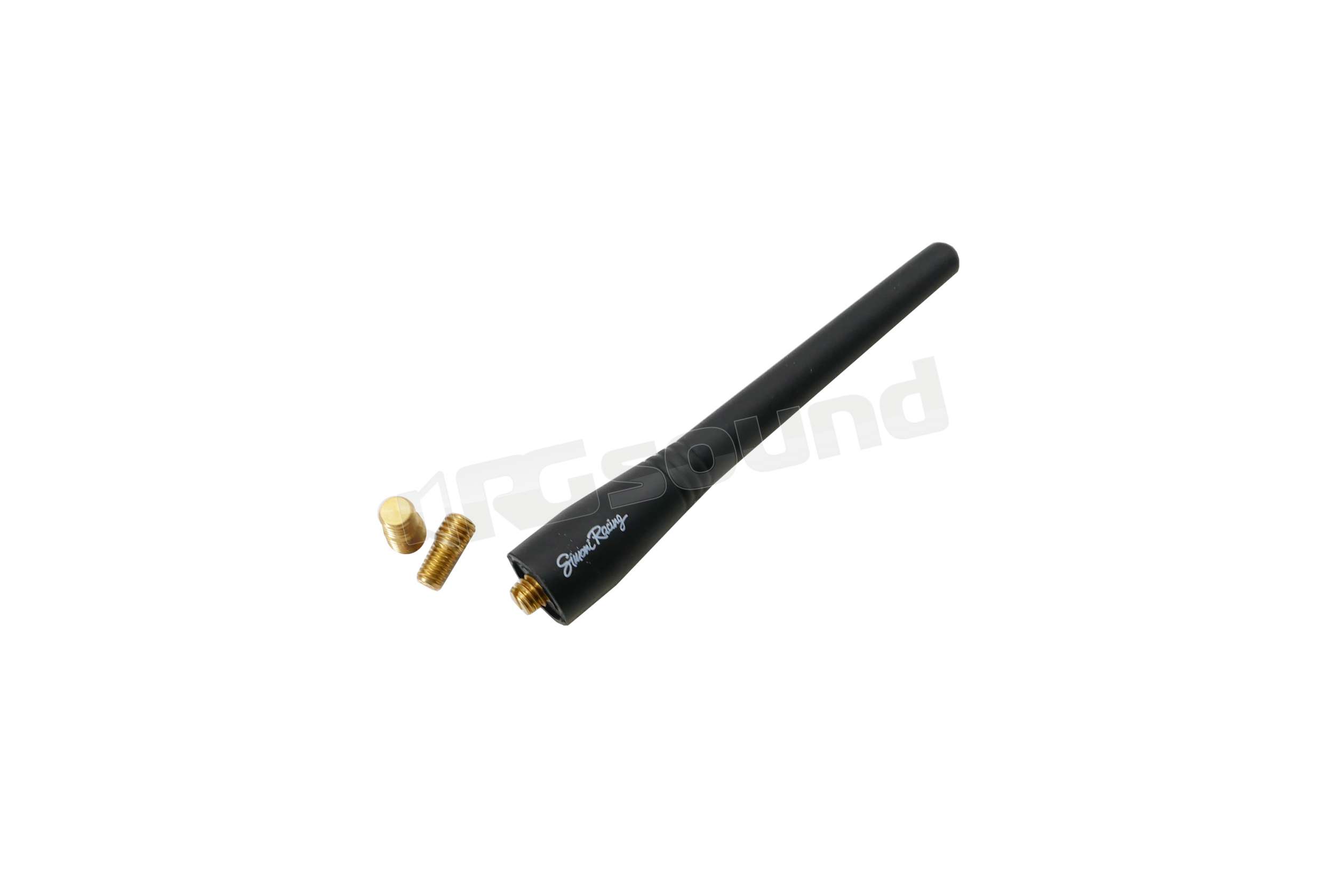 Simoni Racing Aluminium Antenne 'Real' M5 – 6 Cm, Zwart, Compatibel Met Alfa/Fiat/Lancia, DAB+
