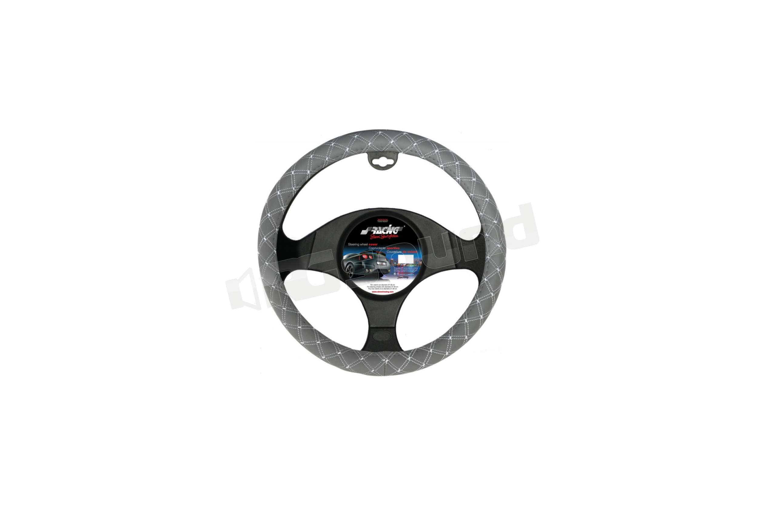 Coprivolante Simoni Racing CVT/500 Universale In Pelle Finta Beige - Per Auto - Foto 10