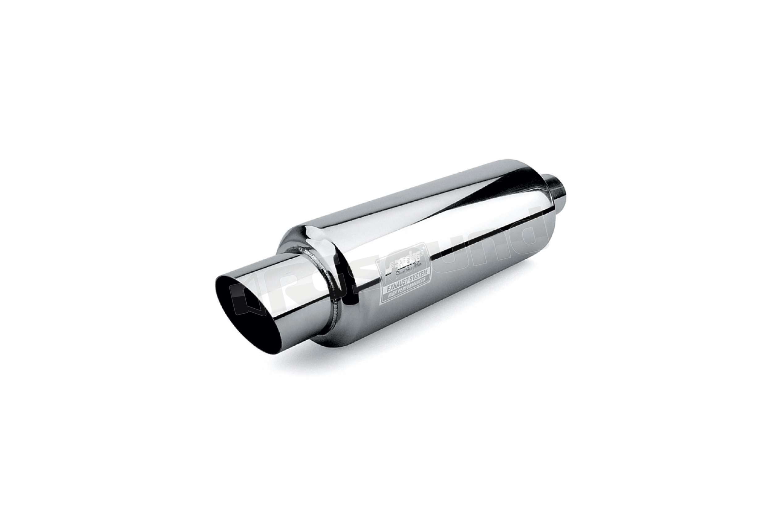 Marmitta Sportiva Simoni Racing ESR758/B – Uscita Doppia Inclinata, Acciaio Inox Con Finish Titanio
