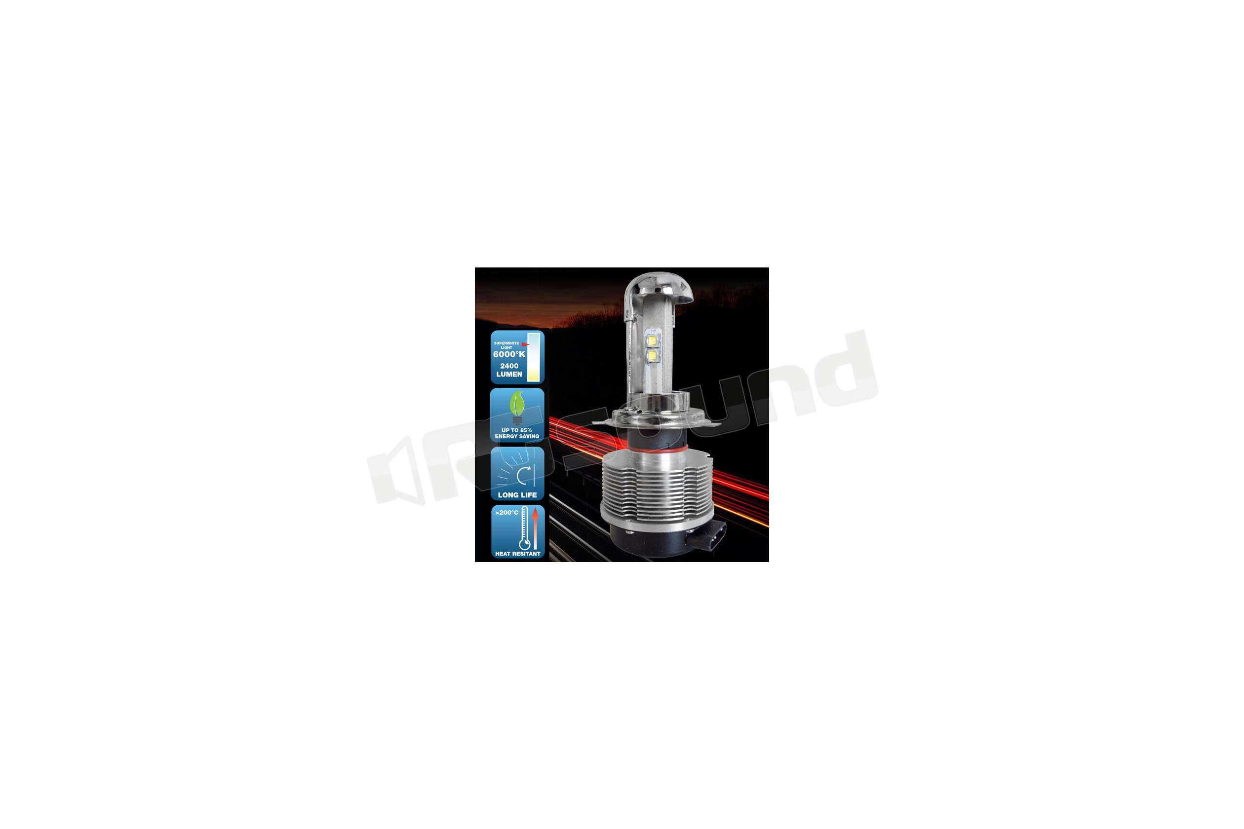 SIMONI RACING Résistance Anti-Erreur CANbus 50W 6Ω Pour Ampoules LED H4 - Avec Connecteurs, Élimine Les Clignotements Et Alertes Tableau De Bord