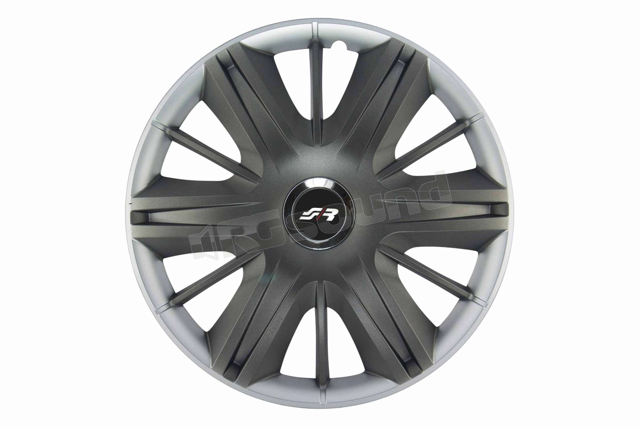 Wieldoppen set AERO-S 14 inch zilver